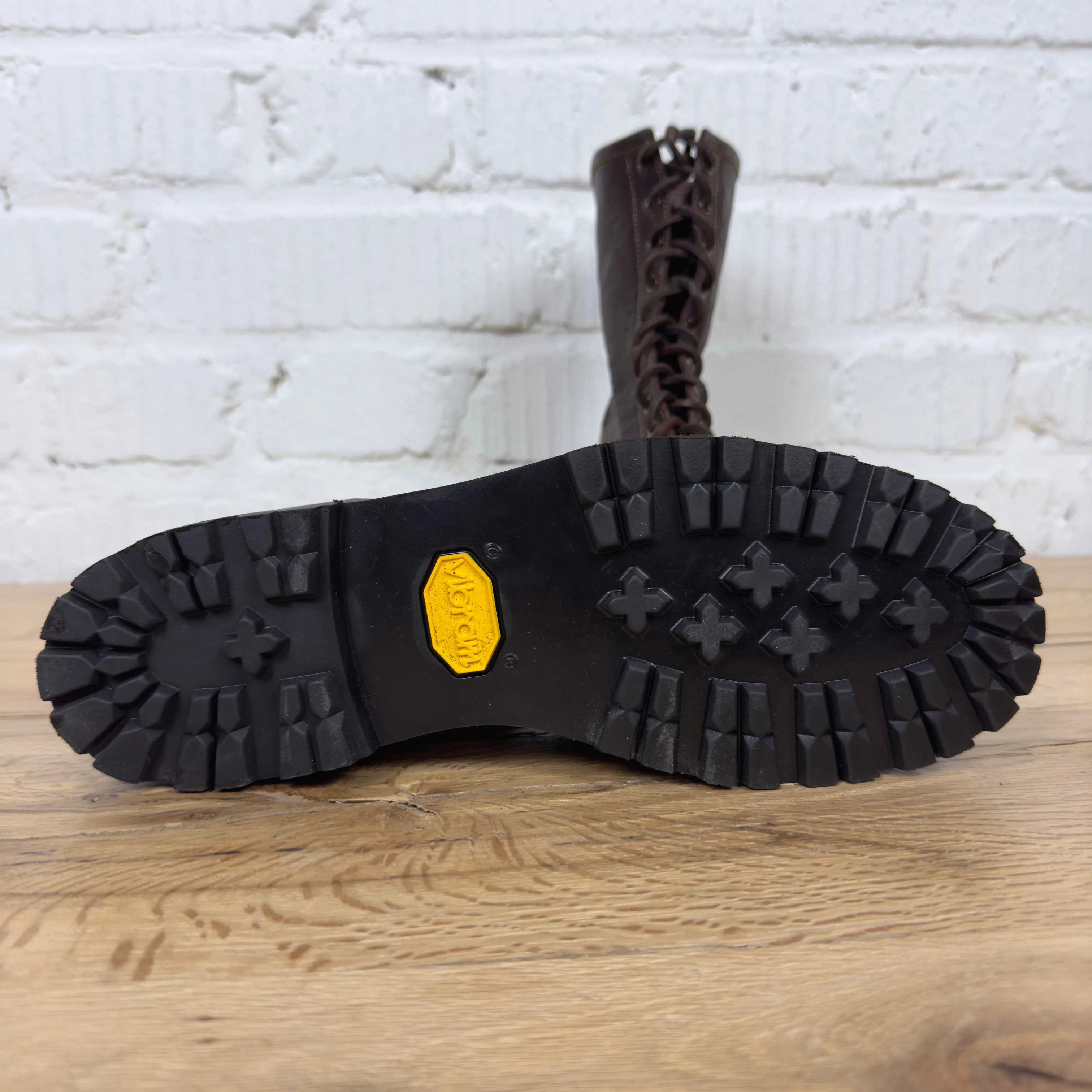 john lofgren | lk-035 mohawk moccasin boots / ezo shika deerskin burnt burgundy - Image 4