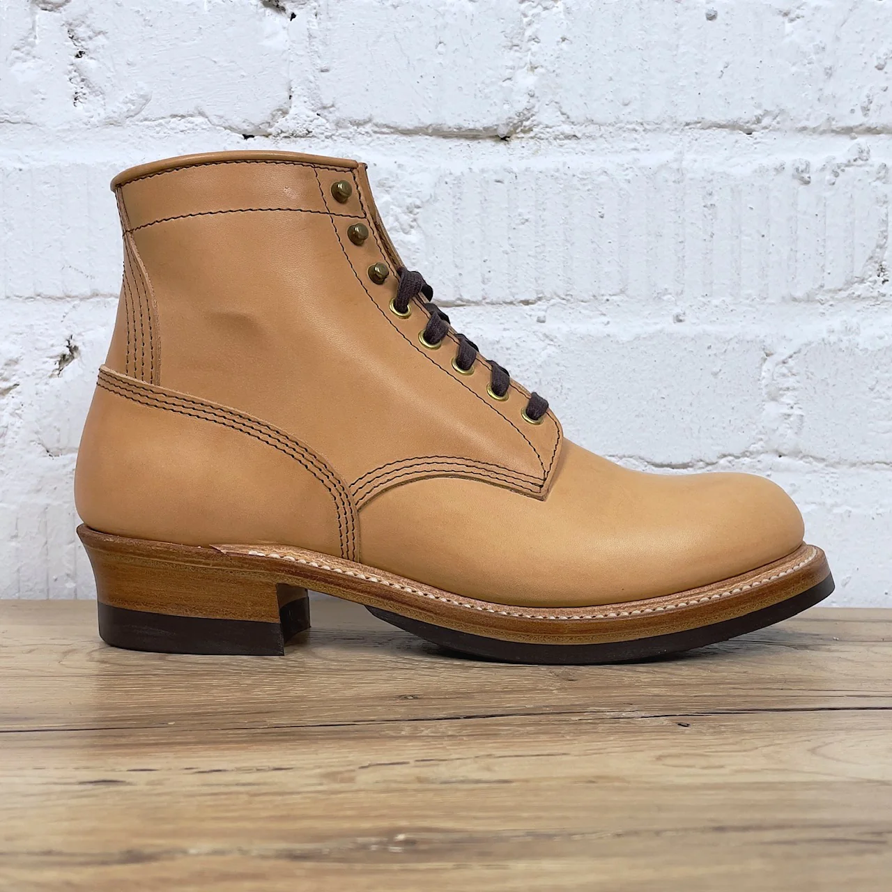 john lofgren | lk-043 steel gang sw boots - badalassi carlo - vegetable tanned leather bone