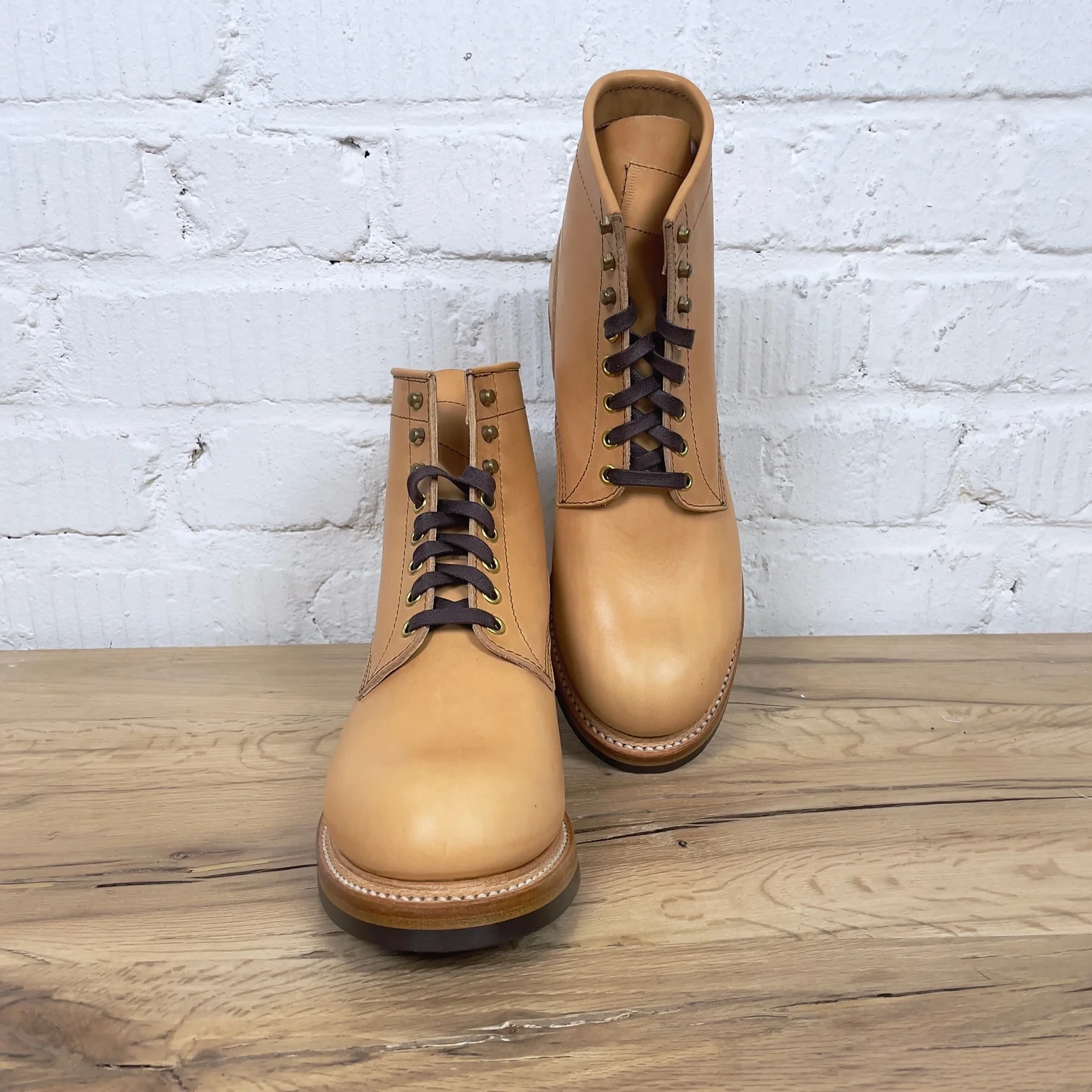john lofgren | lk-043 steel gang sw boots - badalassi carlo - vegetable tanned leather bone - Image 3