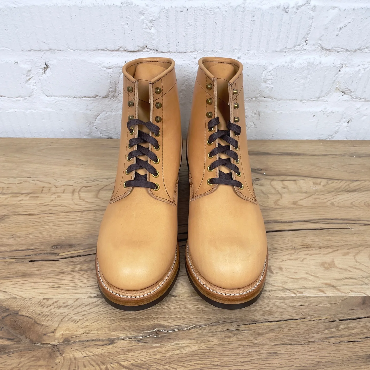john lofgren | lk-043 steel gang sw boots - badalassi carlo - vegetable tanned leather bone - Image 7