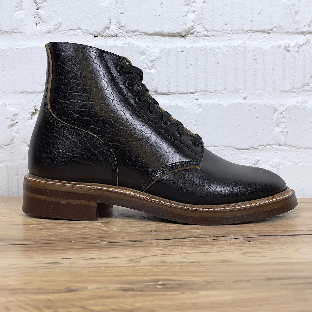 john lofgren | m-43 service shoes - shinki hikaku black - tea-core horsebutt - limited edition