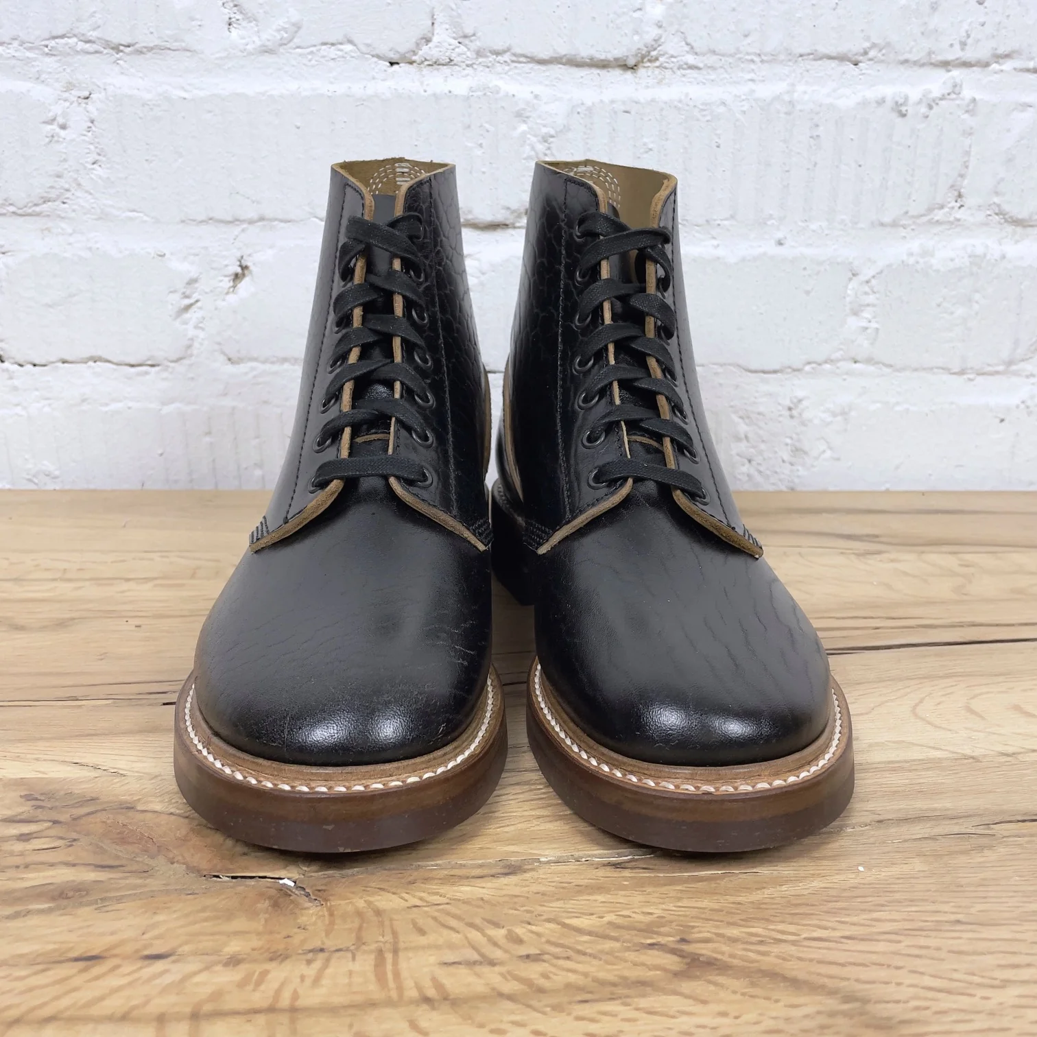 john lofgren | m-43 service shoes - shinki hikaku black - tea-core horsebutt - limited edition - Image 3