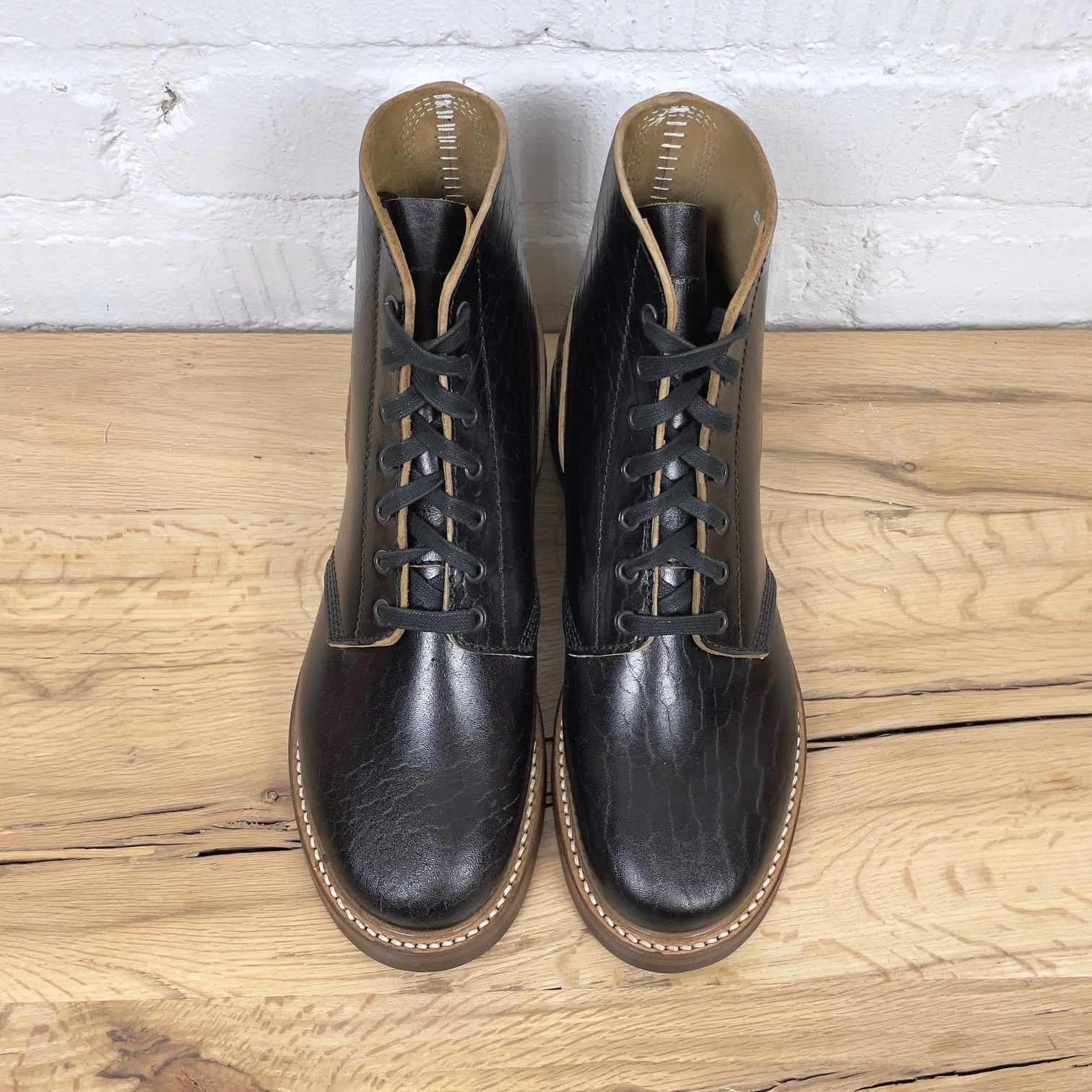 john lofgren | m-43 service shoes - shinki hikaku black - tea-core horsebutt - limited edition - Image 5