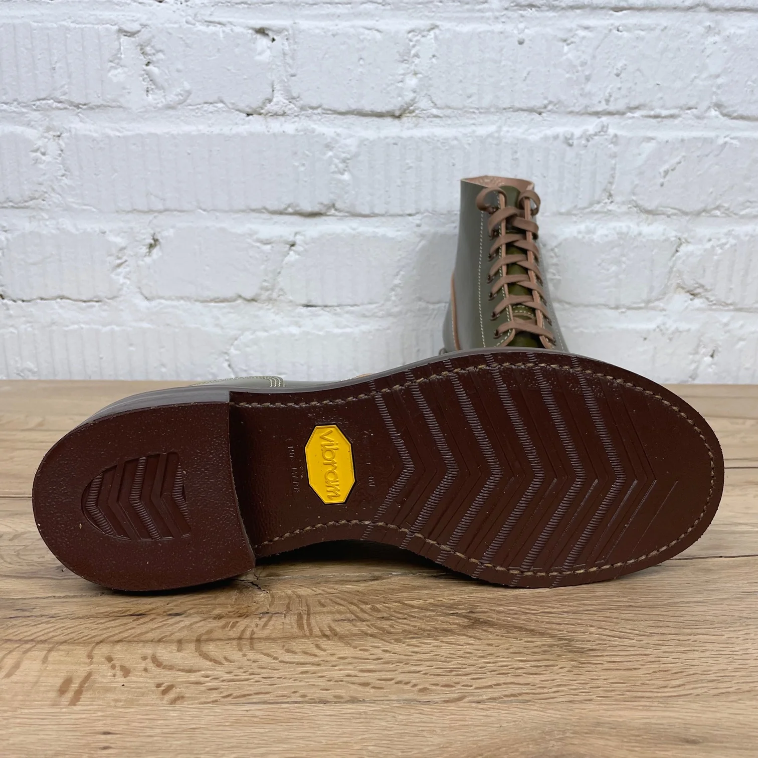 john lofgren | m-43 service shoes shinki hikaku olive - limited edition - Image 6