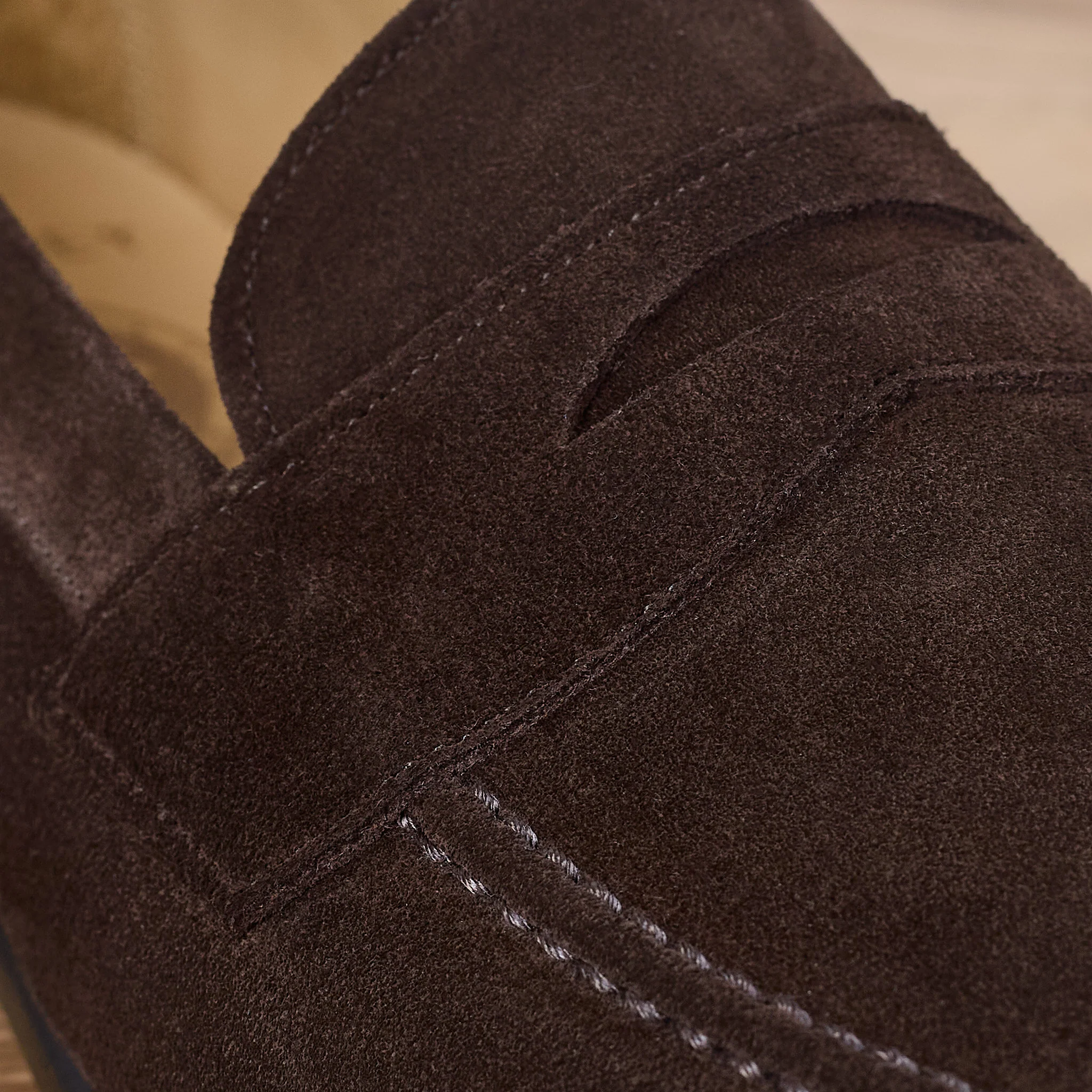 joseph cheaney & sons | hadley penny loafer in brown suede - Image 6