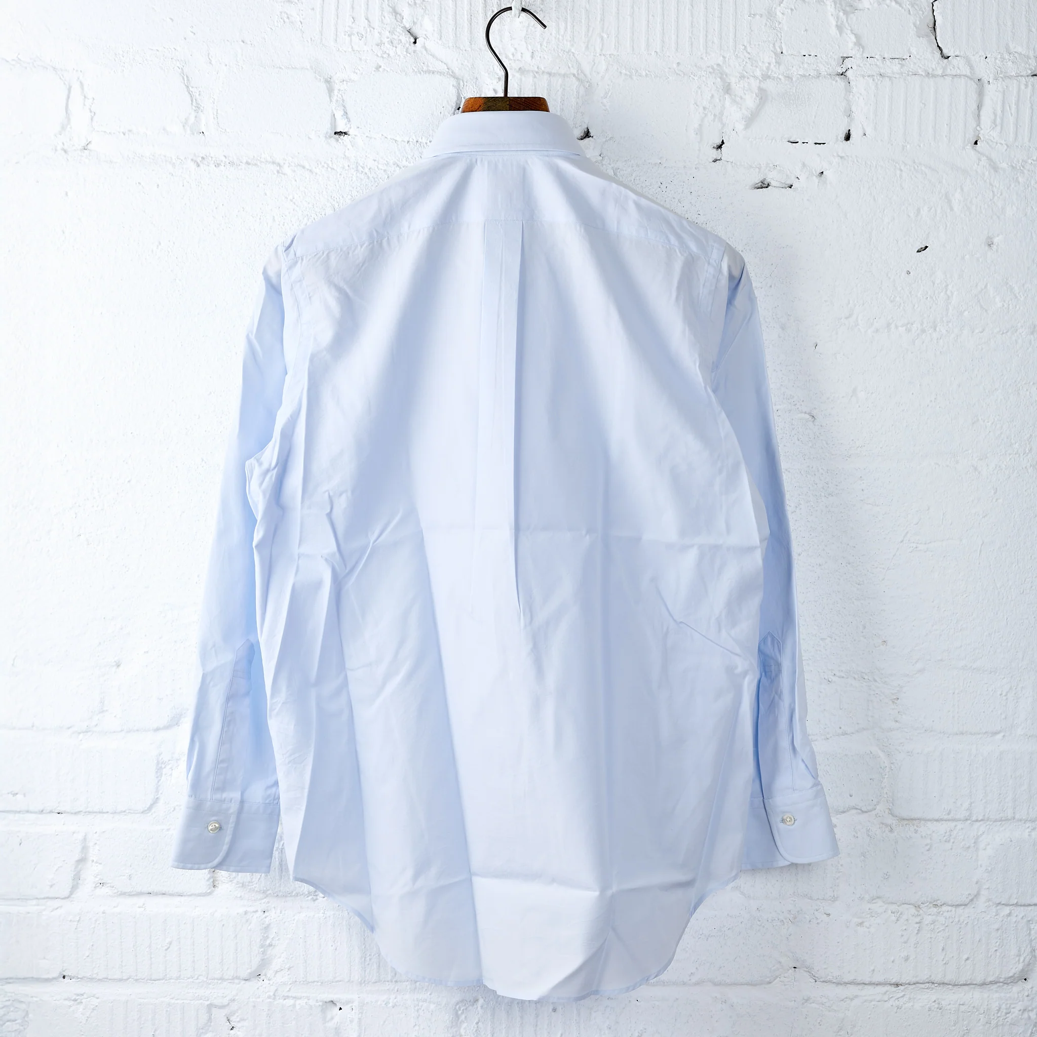 kamakura shirts | ametora straight collar selvedge poplin - blue - Image 2