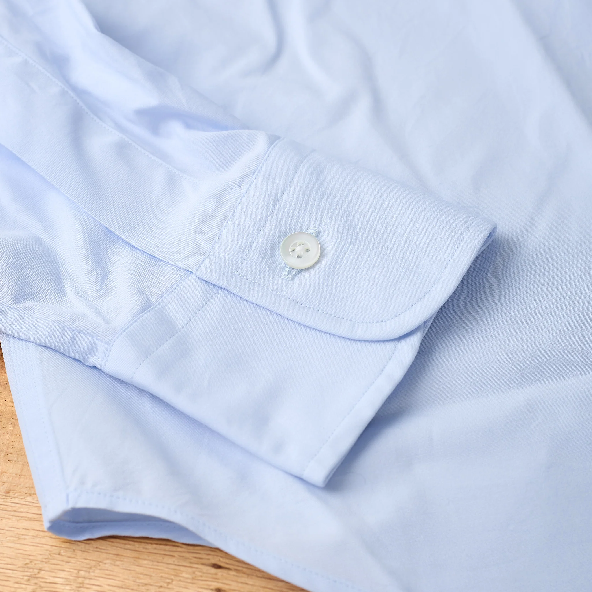 kamakura shirts | ametora straight collar selvedge poplin - blue - Image 4