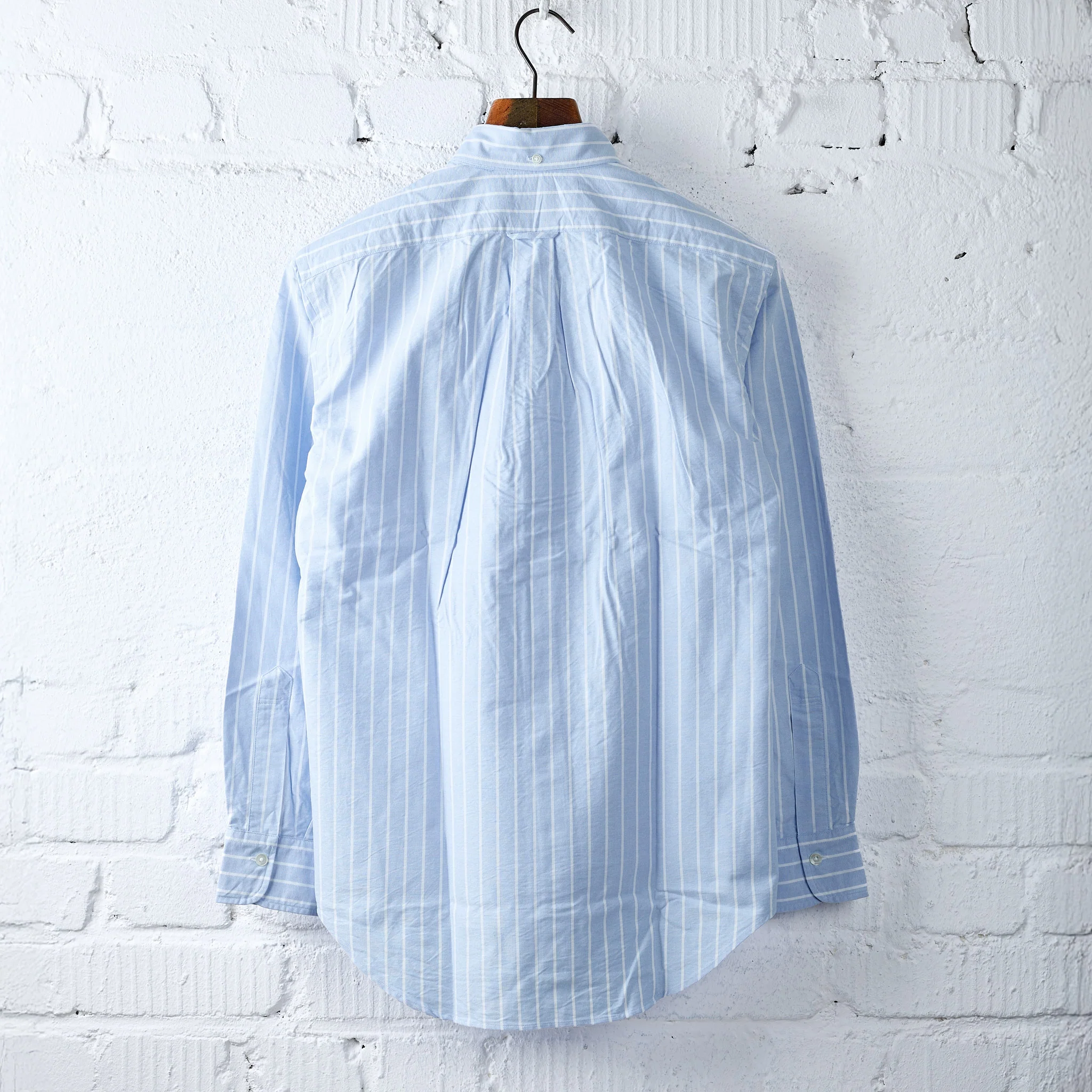 kamakura shirts | vintage ivy blue blazer stripe oxford shirt - Image 3