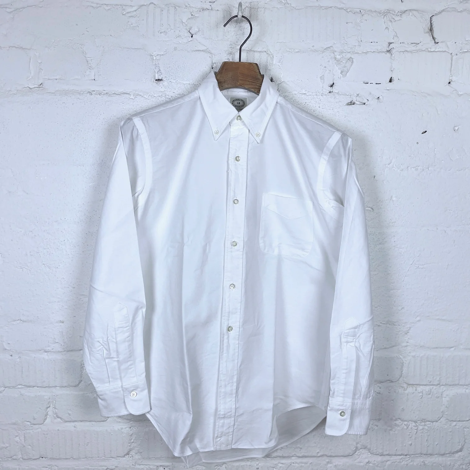 kamakura shirts | vintage ivy oxford button down shirt white