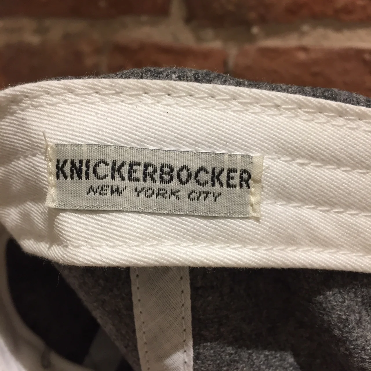 knickerbocker mfg. co. x stuf|f | grey ball cap - Image 5