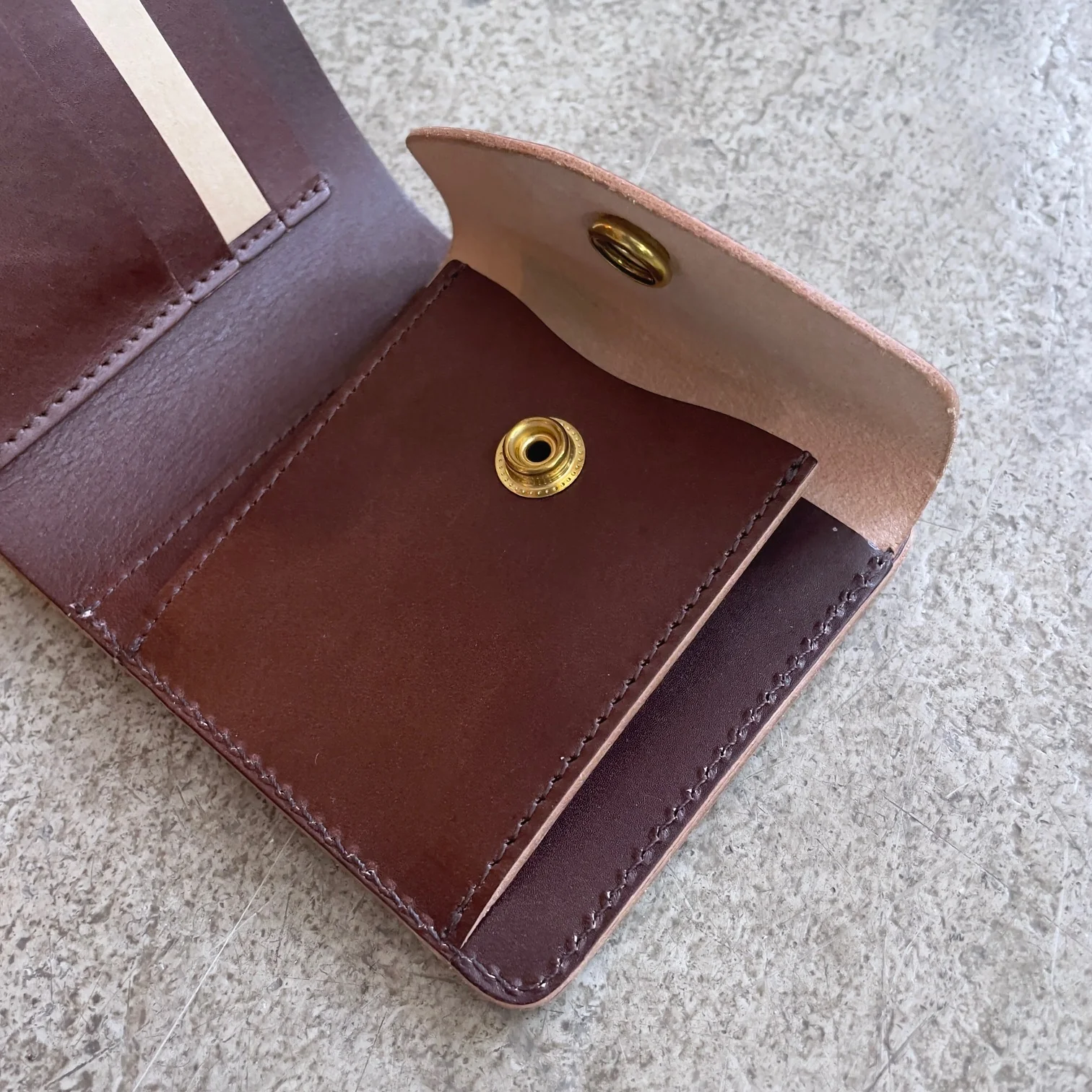 kobashi studio | fold wallet brown - Image 3