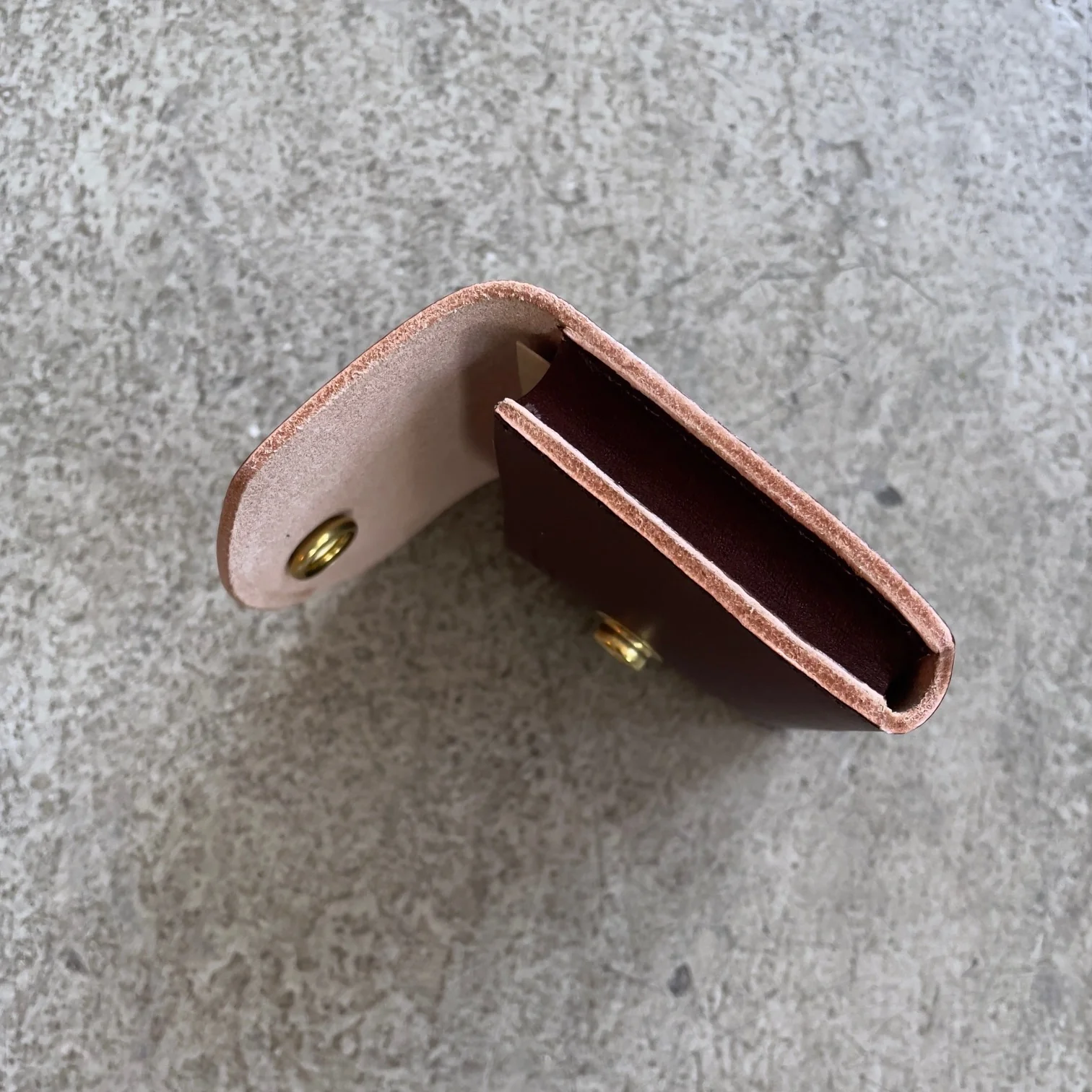 kobashi studio | leather card case brown - Image 3