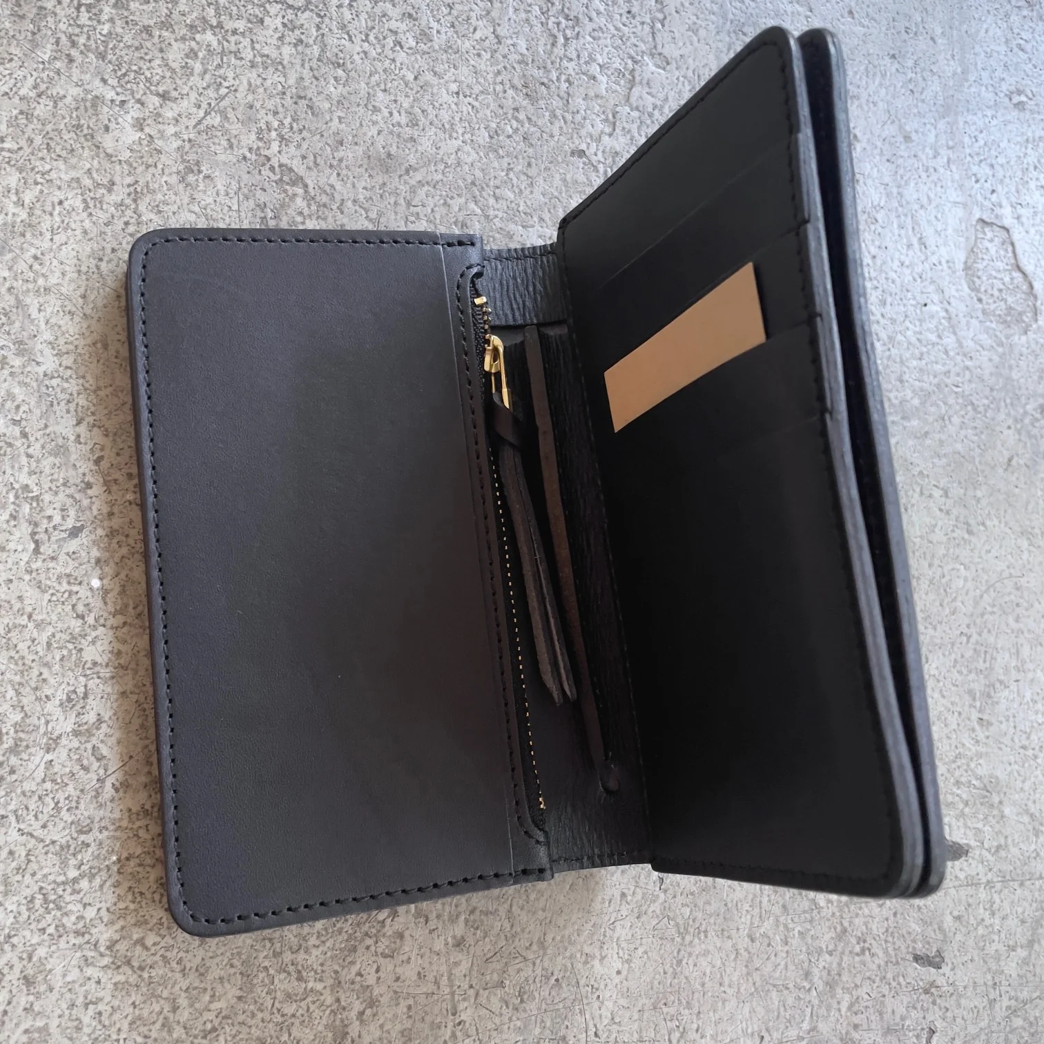 kobashi studio | middle wallet black - Image 3