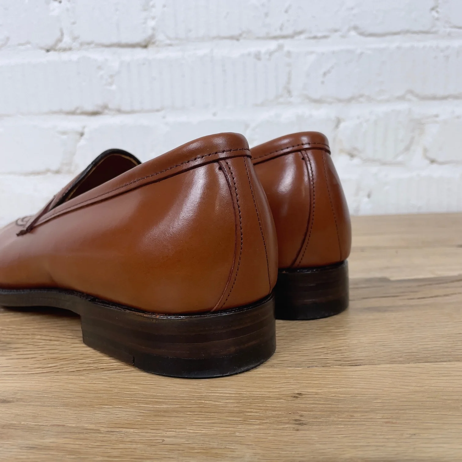 alden | 3556 penny loafer burnished dark tan ecalfskin - Image 7