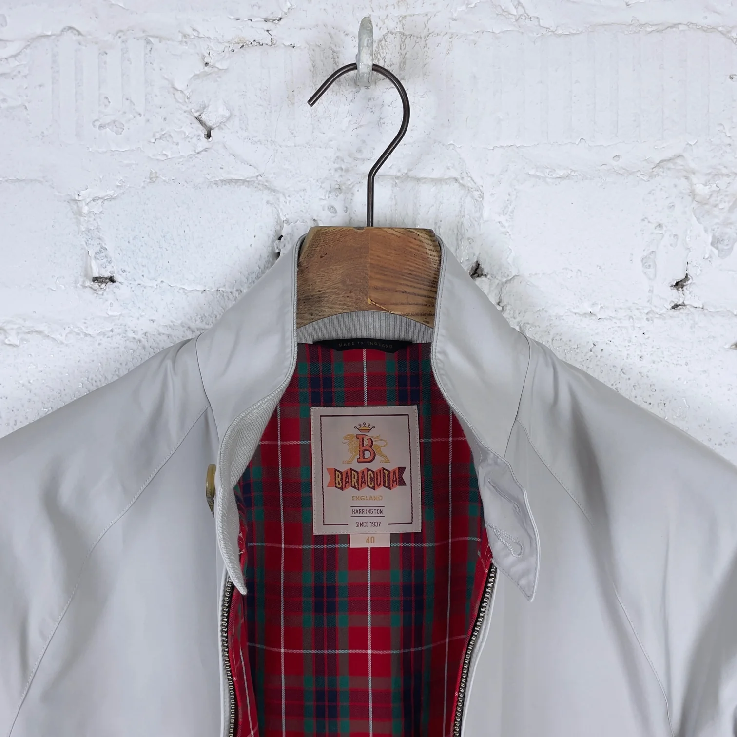 baracuta | g9 classic harrington jacket mist - Image 4