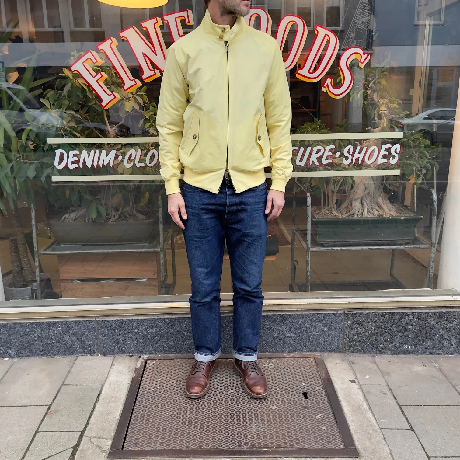 baracuta | g9 classic harrington jacket straw - Image 2