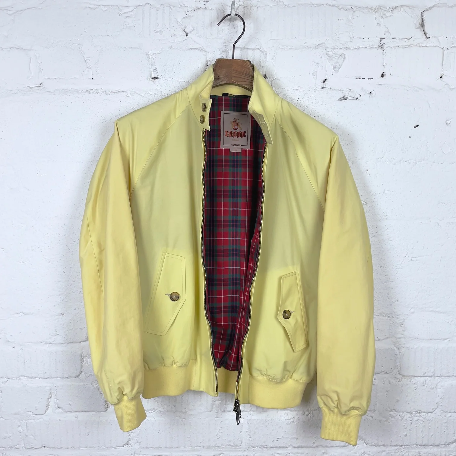 baracuta | g9 classic harrington jacket straw - Image 3