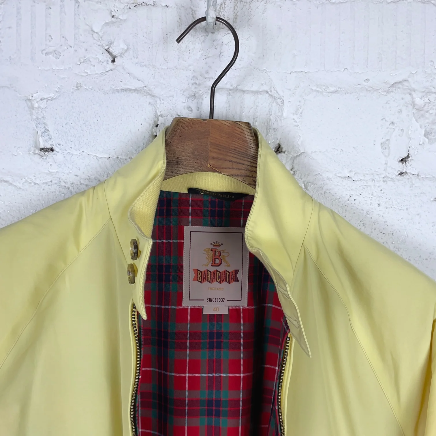 baracuta | g9 classic harrington jacket straw - Image 4