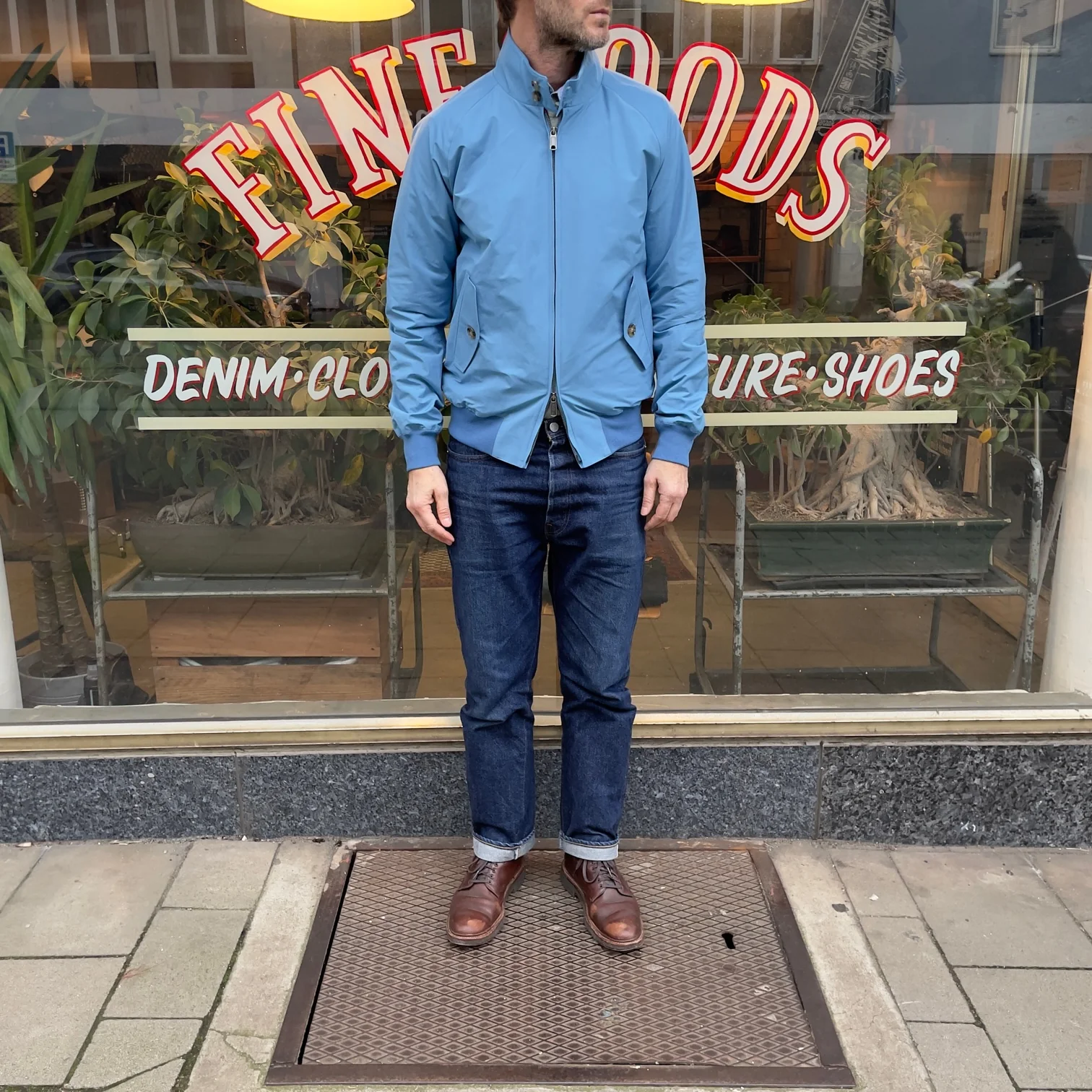 baracuta | g9 classic harrington jacket heritage blue - Image 2