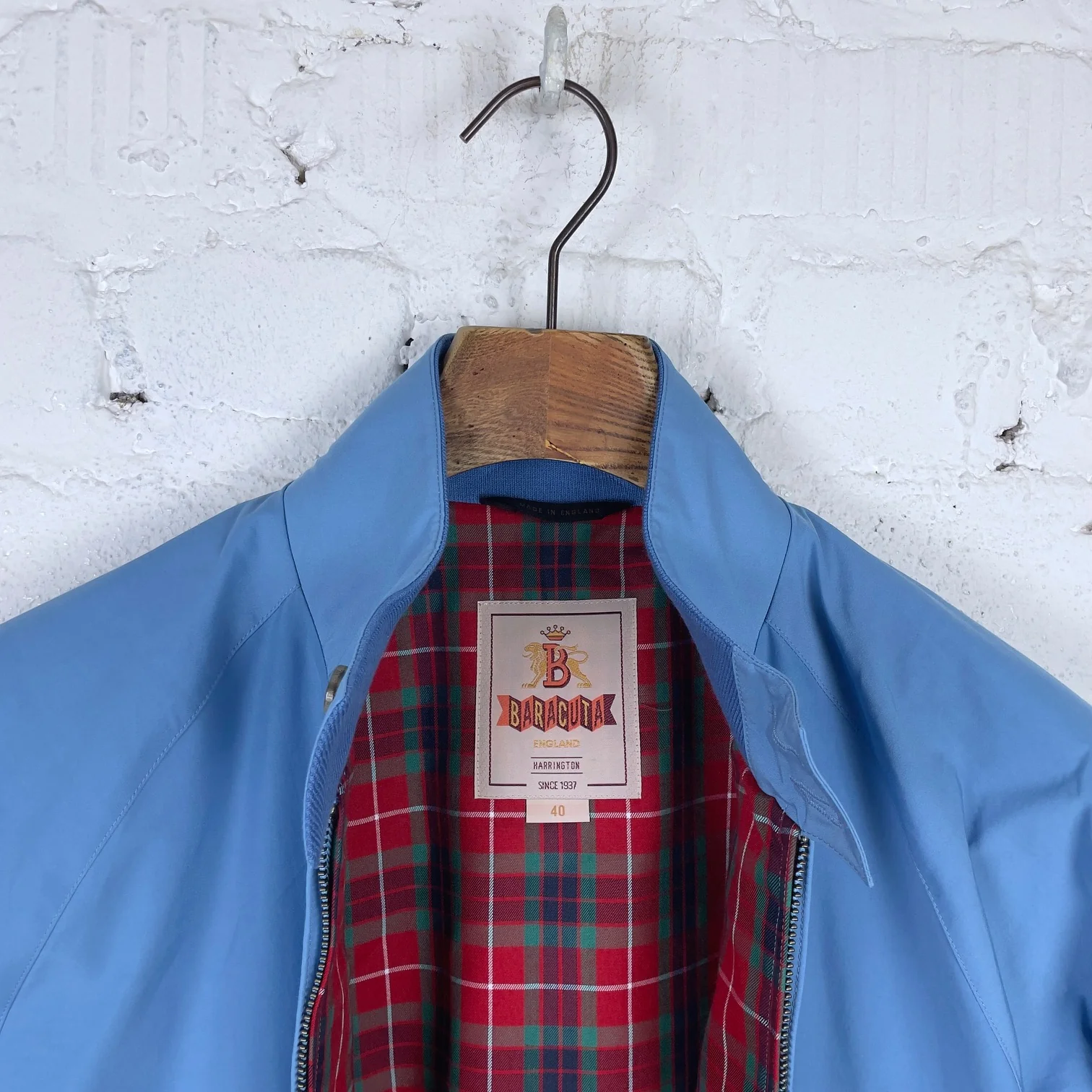 baracuta | g9 classic harrington jacket heritage blue - Image 3