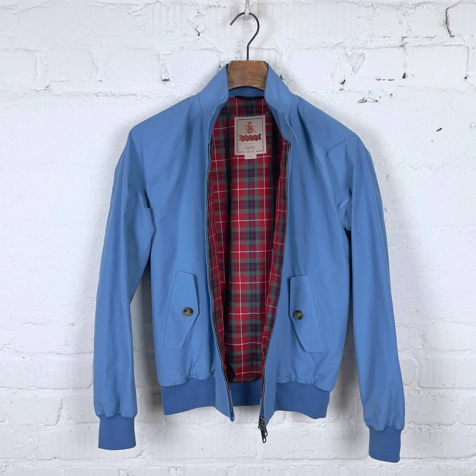 baracuta | g9 classic harrington jacket heritage blue - Image 4