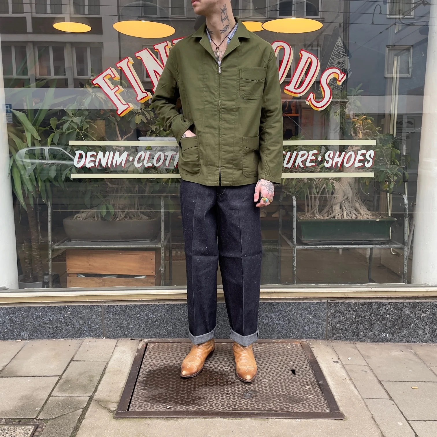 clinch | bsc uniform "light moleskin french zip jacket" - Image 4
