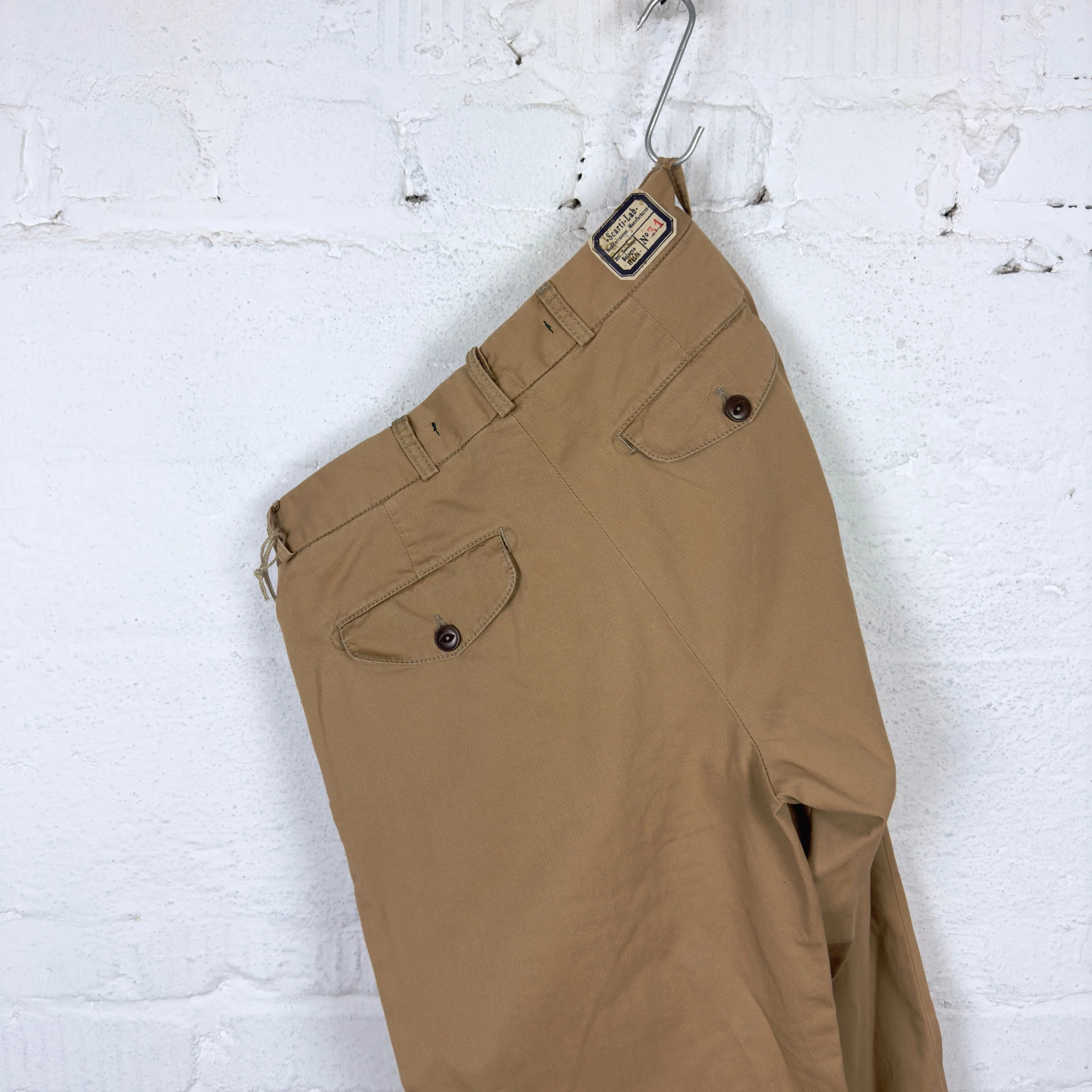 scarti lab | chino 122 sh473 khaki stone washed - Image 5