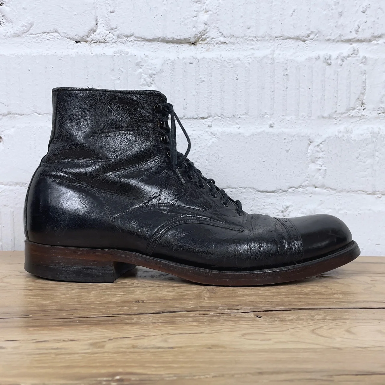 skoob x stuf|f | 1940's service boot black calf - Image 2