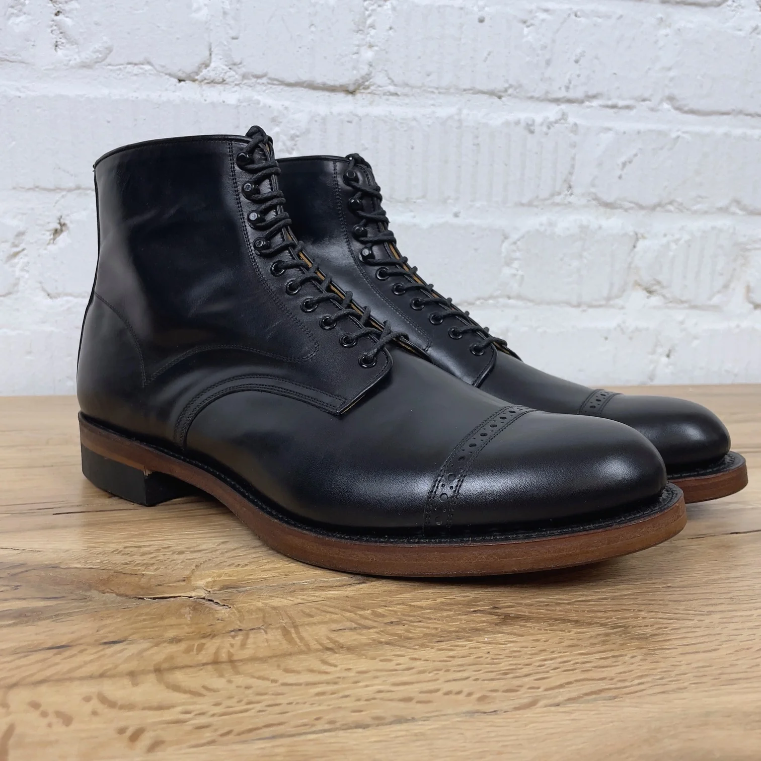 skoob x stuf|f | 1940's service boot black calf - Image 3