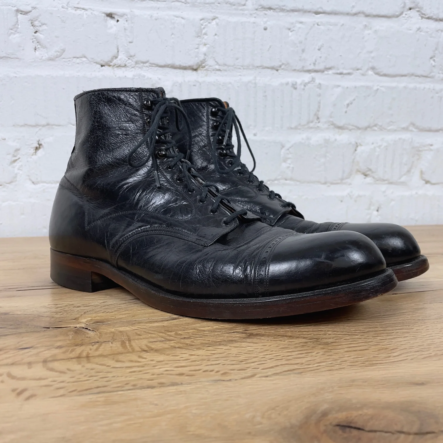 skoob x stuf|f | 1940's service boot black calf - Image 4