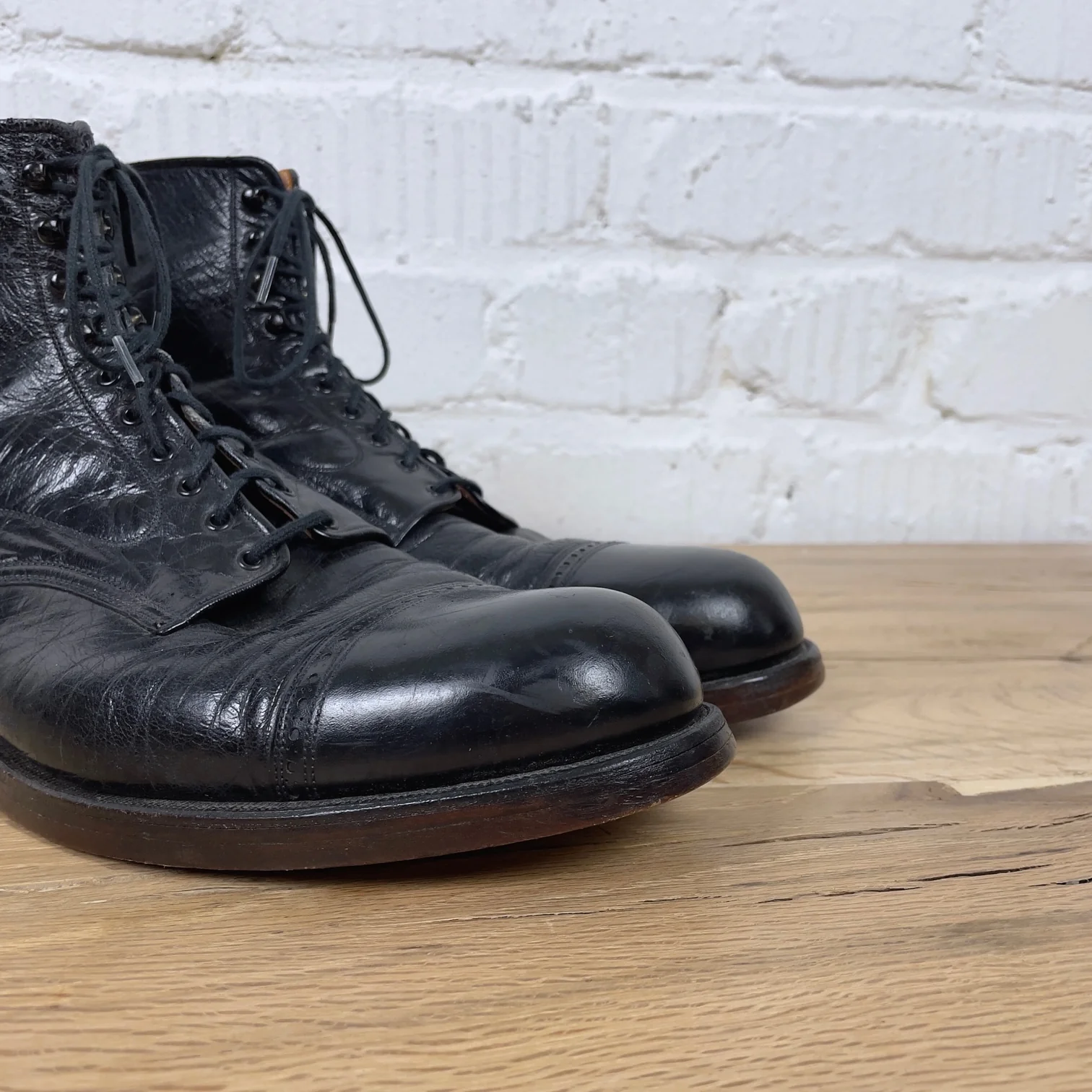 skoob x stuf|f | 1940's service boot black calf - Image 6