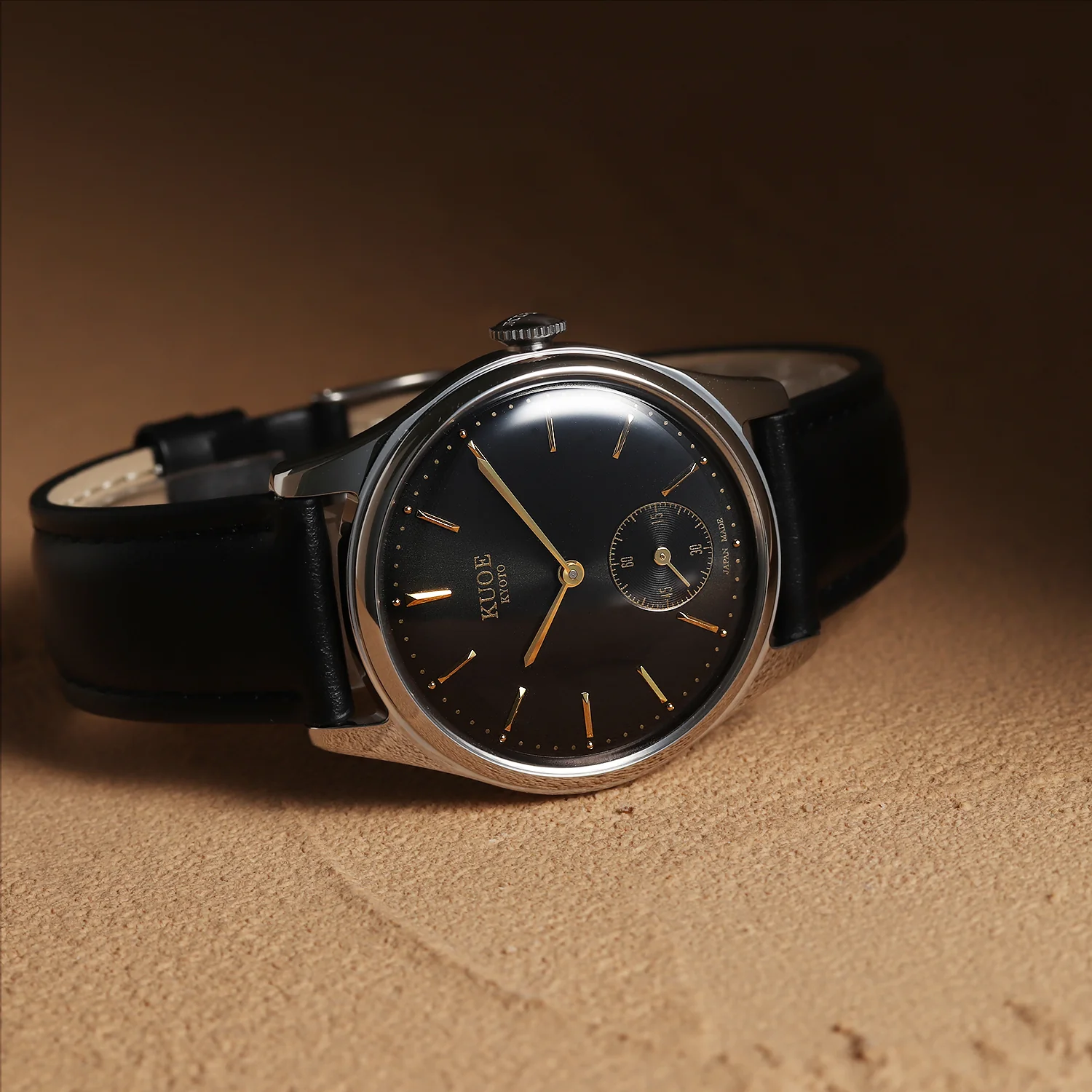 kuoe | old smith 90-001 black x black leather - sapphire glass upgrade - Image 5