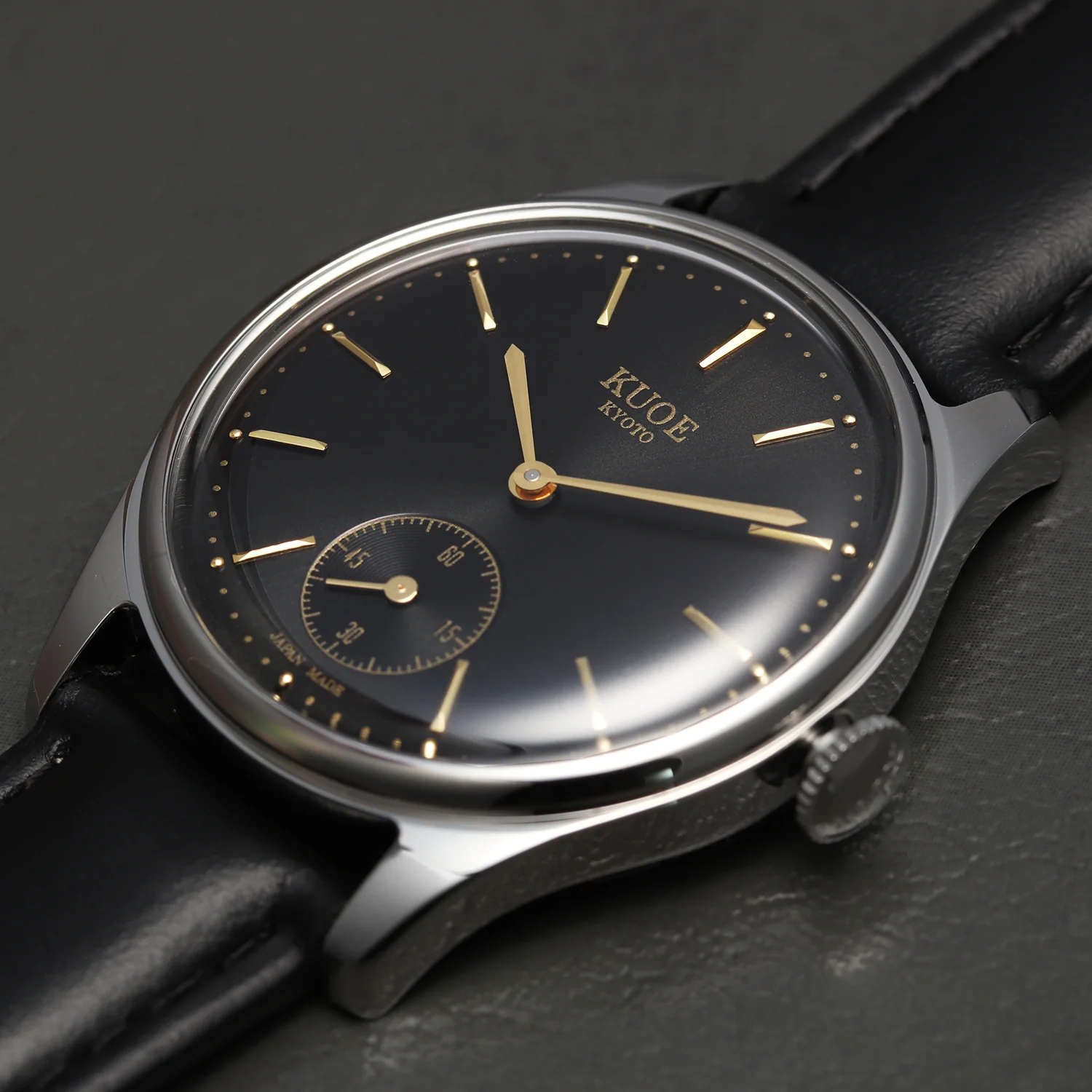 kuoe | old smith 90-001 black x black leather - sapphire glass upgrade - Image 7
