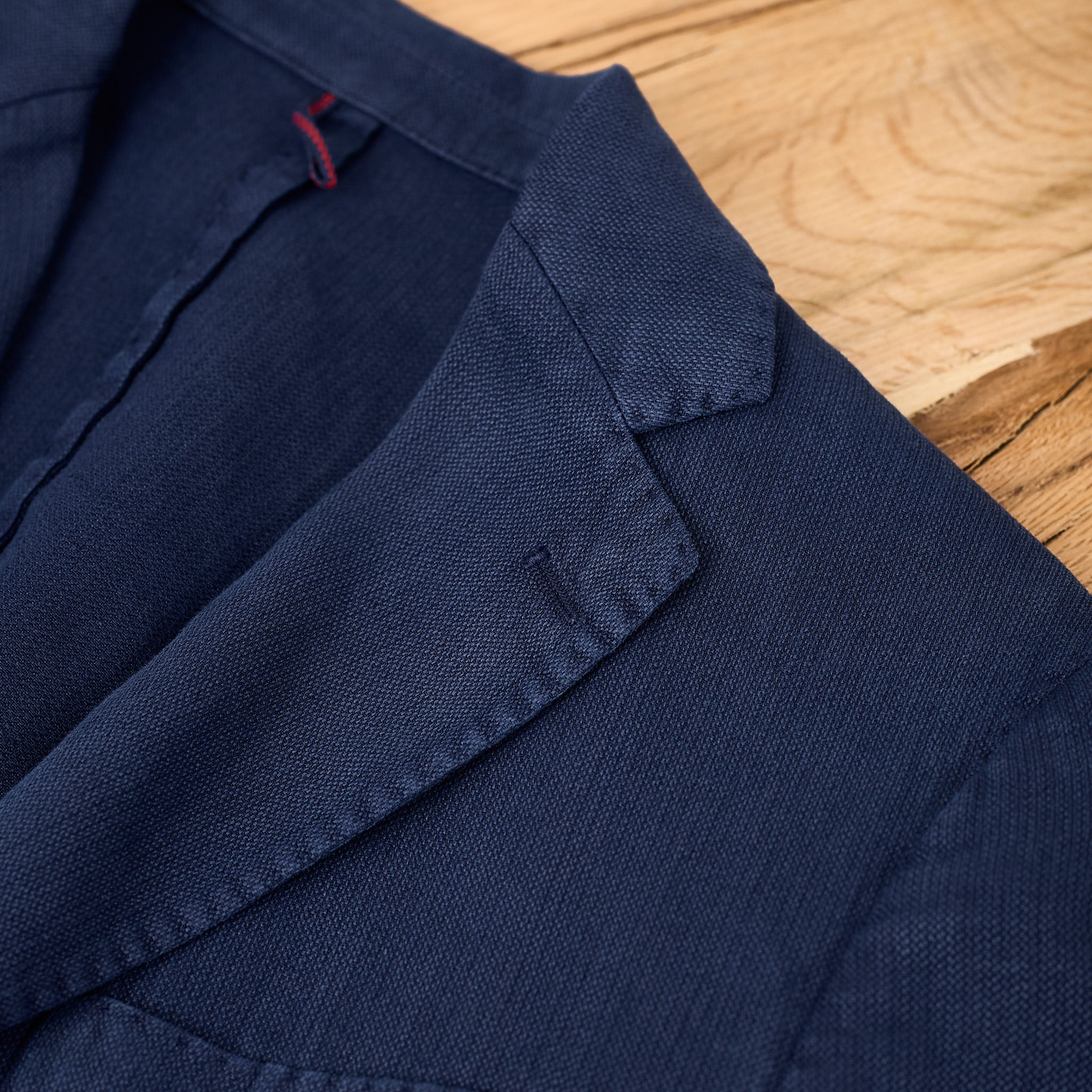 the last of the true by santaniello | summer jacket - washed blue - Image 3