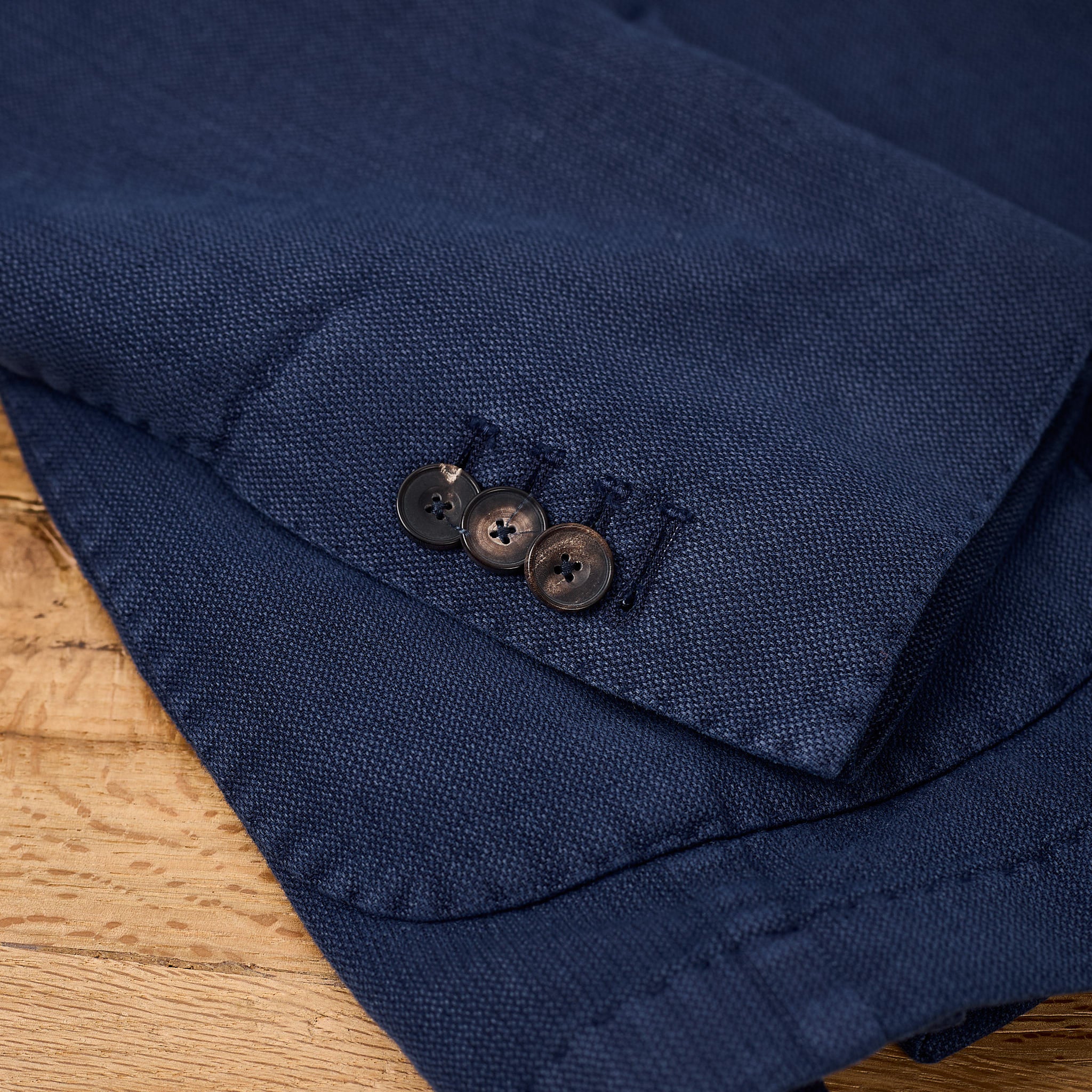 the last of the true by santaniello | summer jacket - washed blue - Image 4