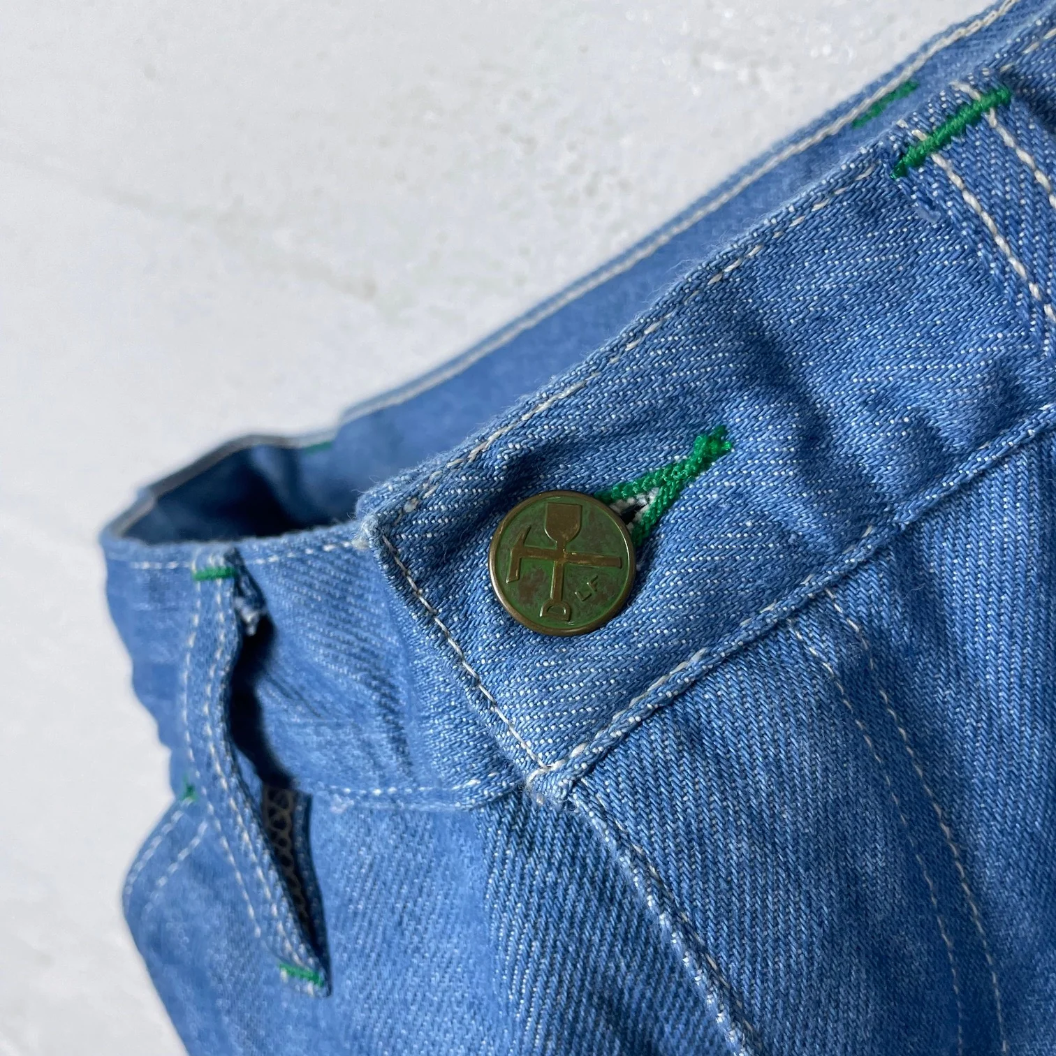 left field nyc | 70’s rodeo blue mt vernon work uniform denim - Image 7