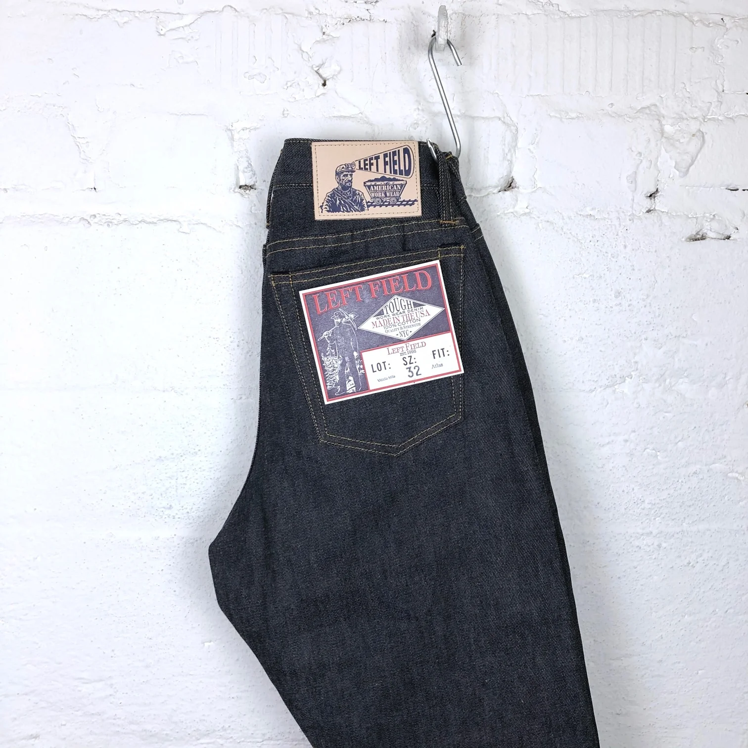 left field nyc | atlas vidalia mills 14oz usa denim jean - Image 4