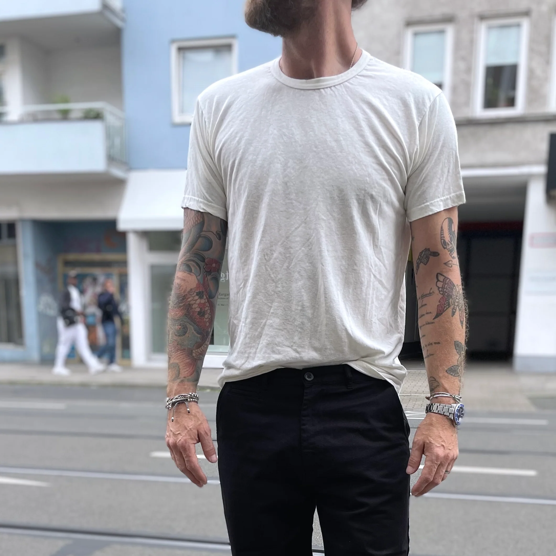 left field nyc | hemp cotton tee white - Image 4