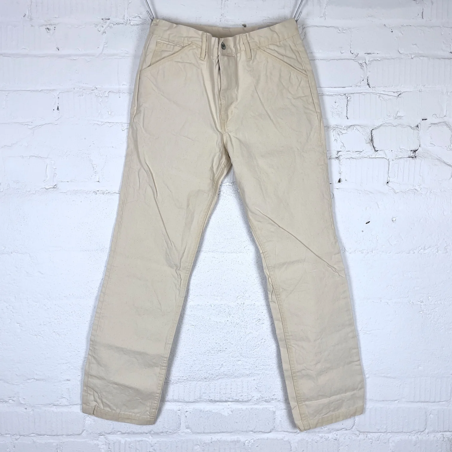 left field nyc | natural duck 13oz work uniform chino