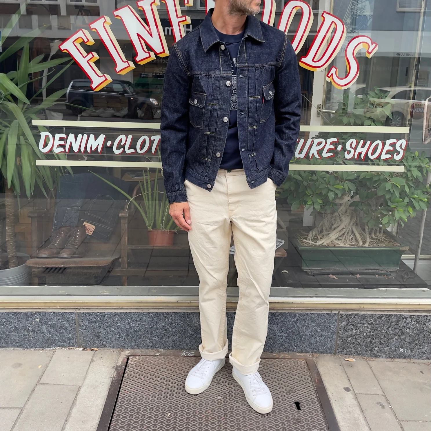 left field nyc | natural duck 13oz work uniform chino - Image 3
