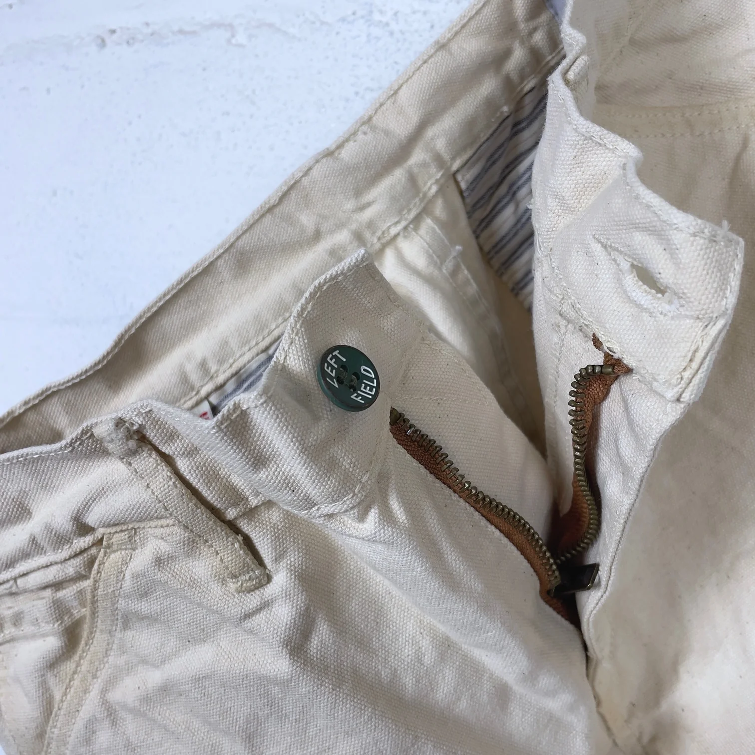 left field nyc | natural duck 13oz work uniform chino - Image 7