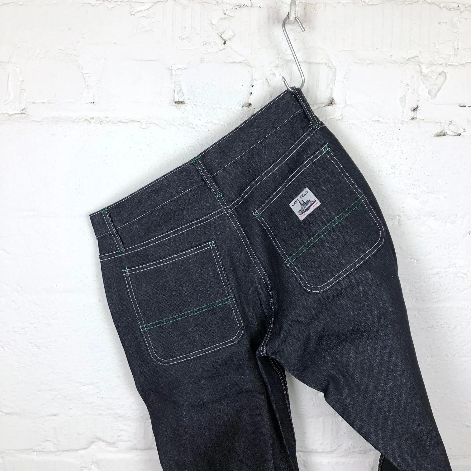 left field nyc | work uniform jean 13oz cone white oak broken twill - Image 5