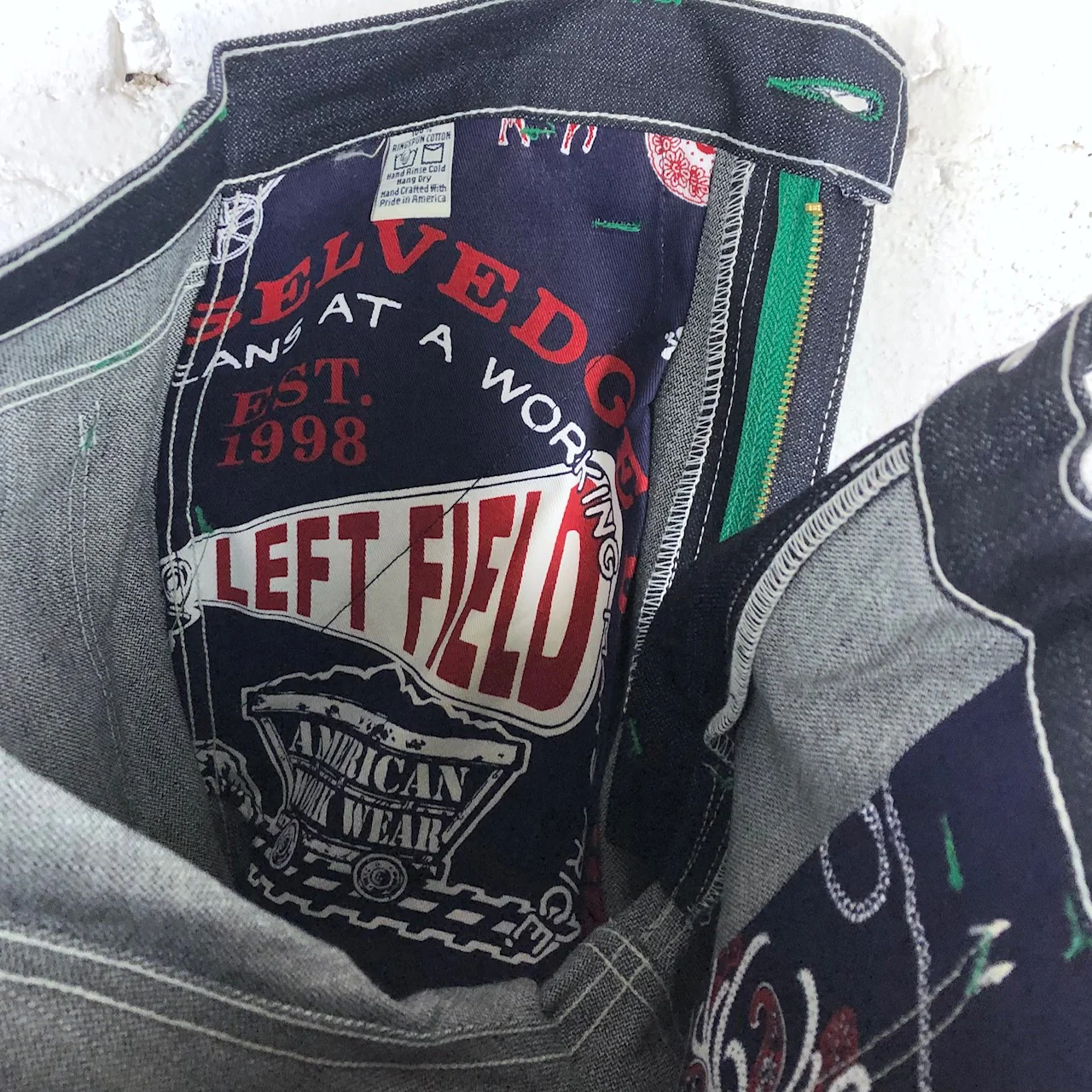 left field nyc | work uniform jean 13oz cone white oak broken twill - Image 8