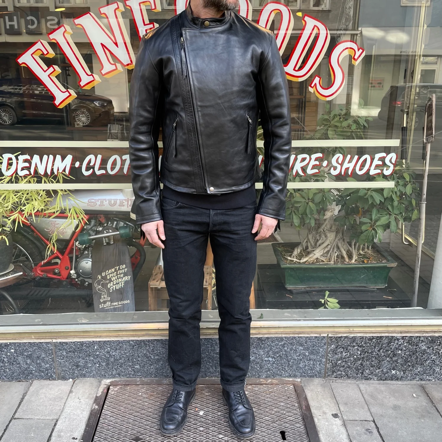 les motocyclettistes | lapize horsehide leather jacket - Image 2