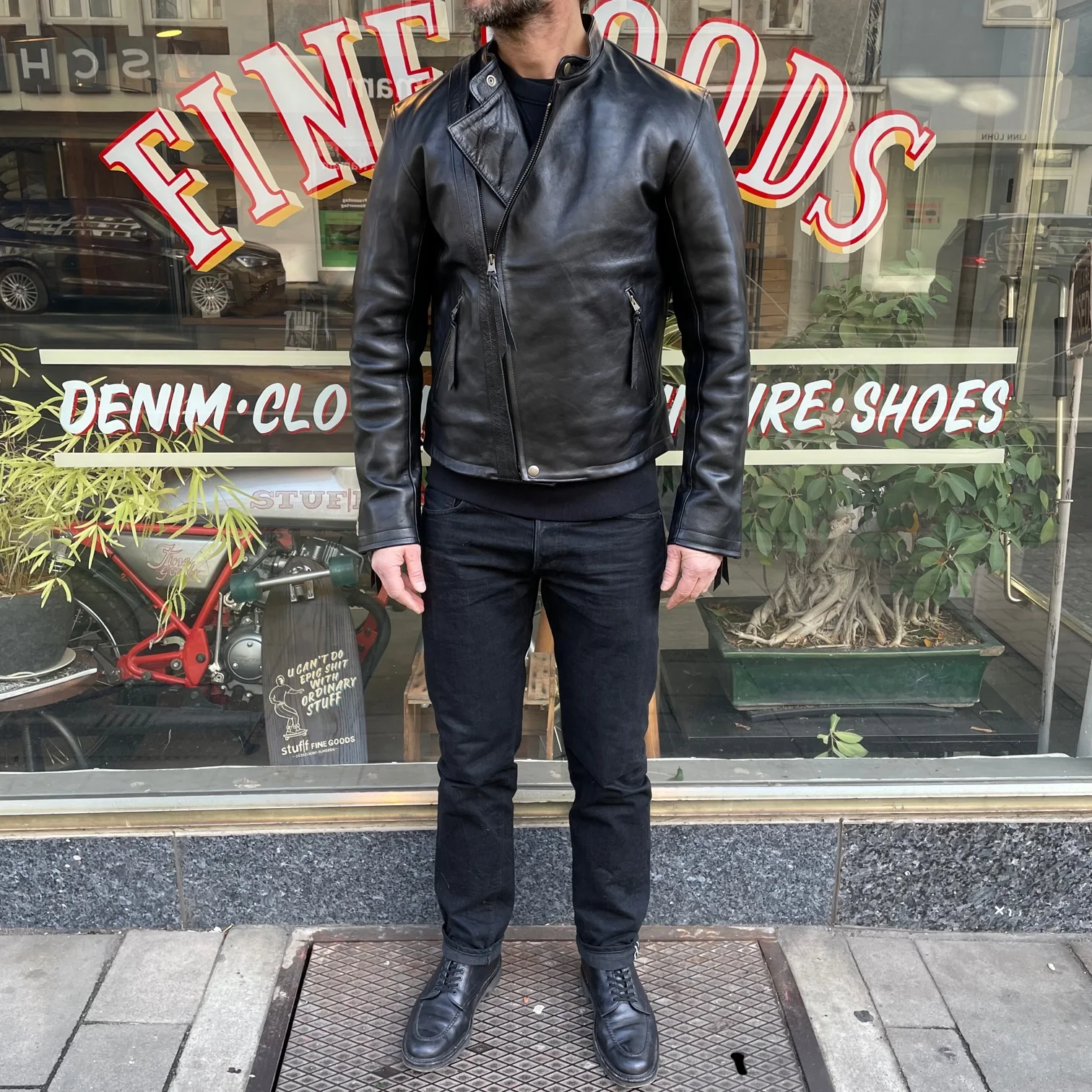 les motocyclettistes | lapize horsehide leather jacket - Image 3