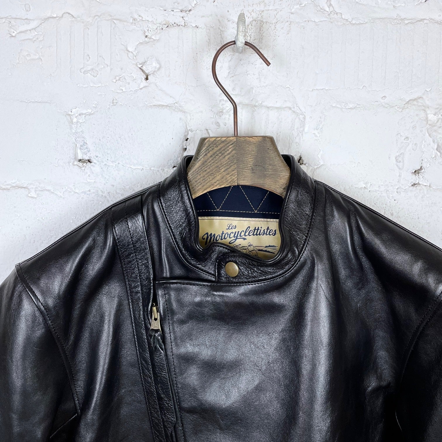 les motocyclettistes | lapize horsehide leather jacket - Image 4