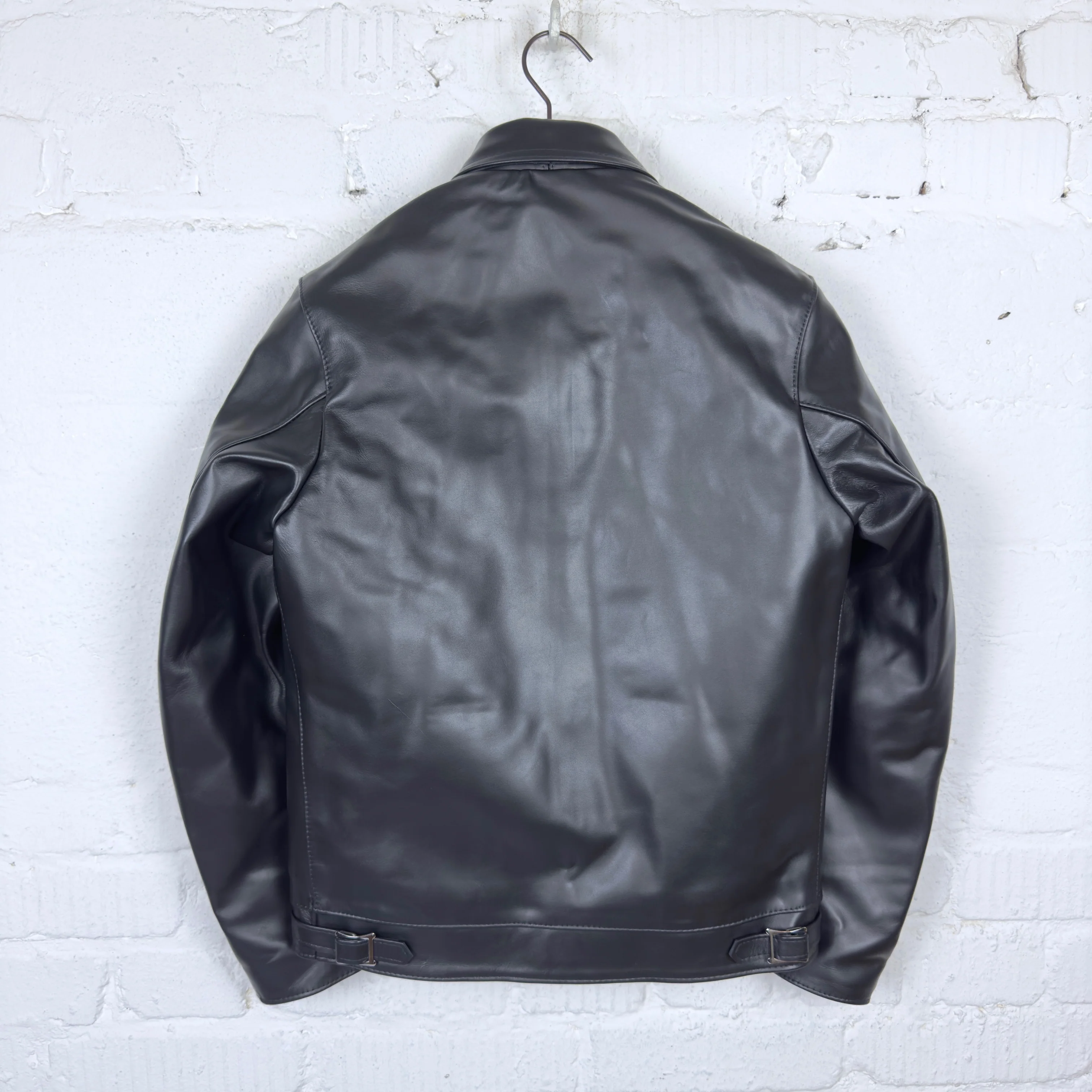 lewis leathers x stuf|f | 551uk black horse "dominator" jacket (long type) - Image 6