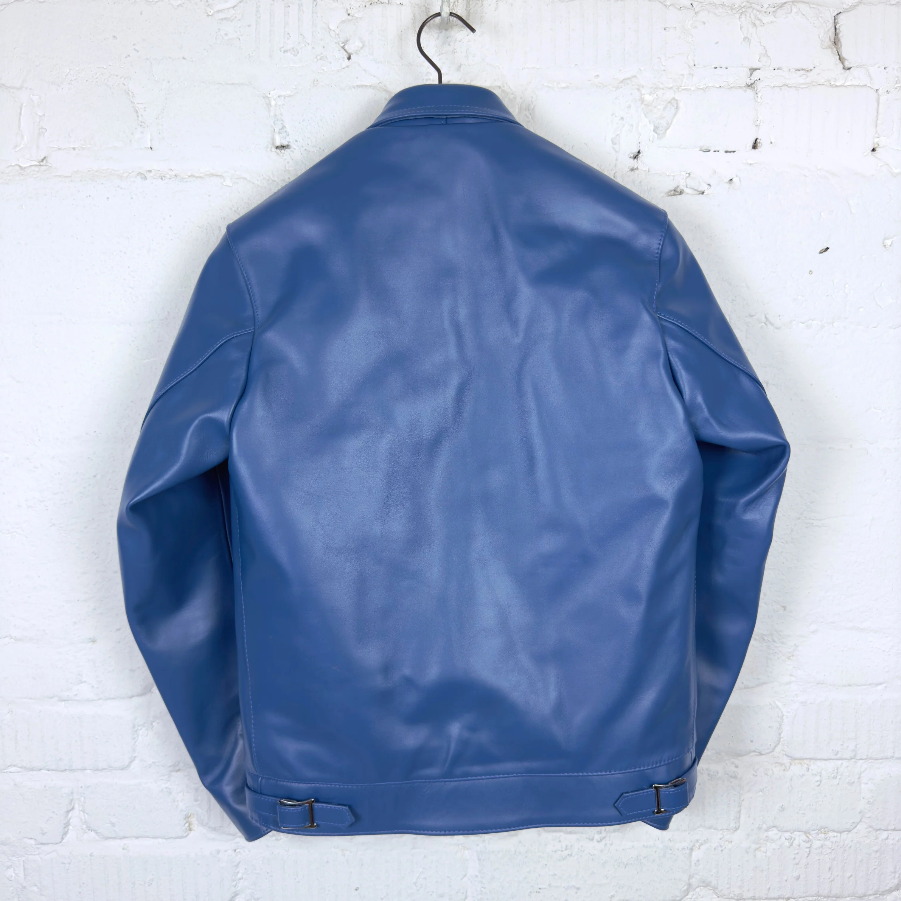 lewis leathers x stuf|f | 551uk blue horse "dominator" jacket (long type) - Image 6