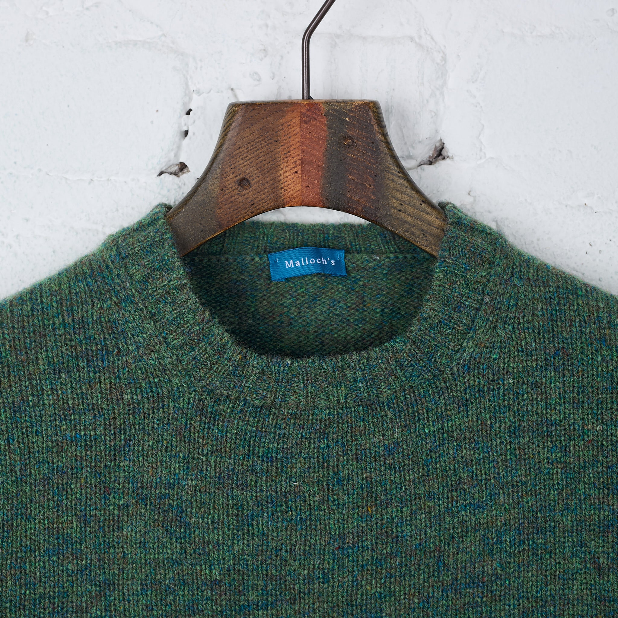 malloch's | jade wreay shetland wool crew neck - Image 6