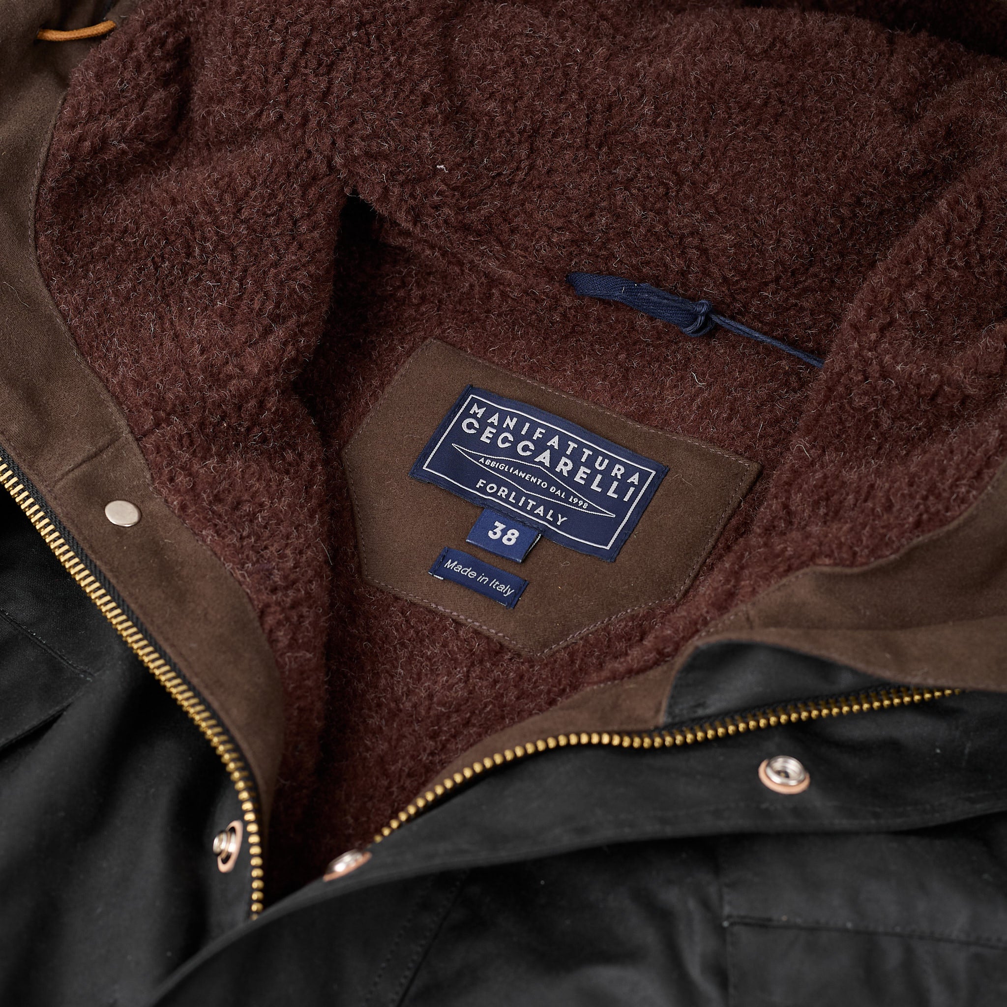 manifattura ceccarelli | 7013-wx long mountain jacket black - Image 3